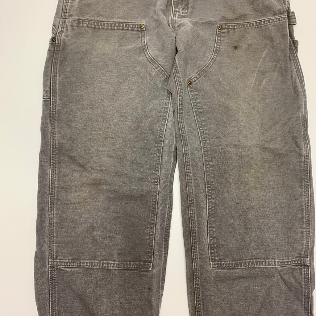 Carhartt Grey Double Knee Denim 36x32 0613
