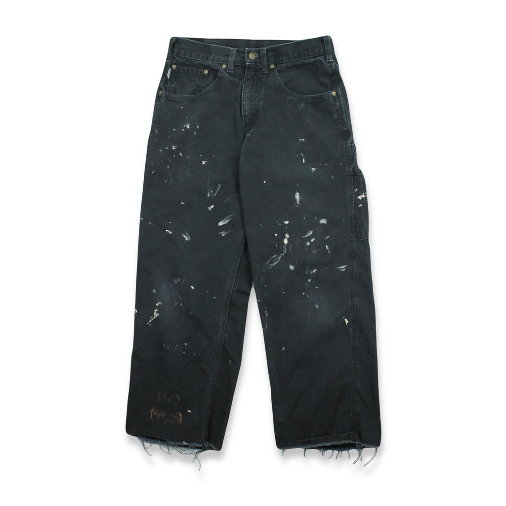 Vintage Carhartt Loose Fit Paint Splattered Carpenter Denim 32