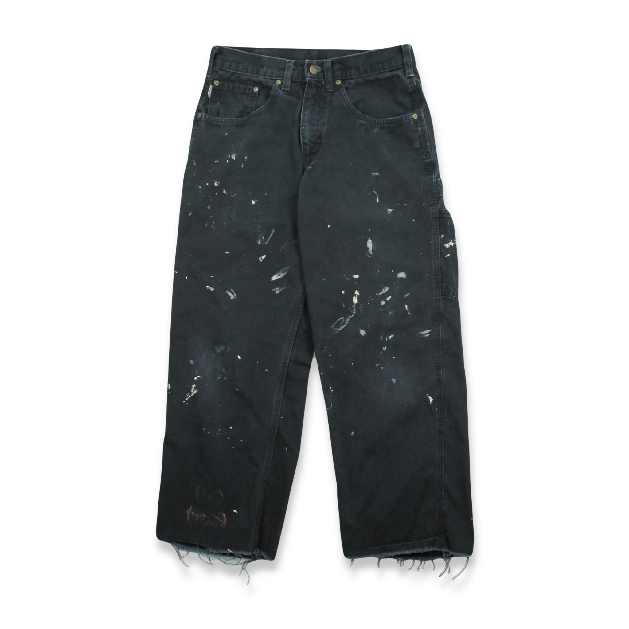 Vintage Carhartt Loose Fit Paint Splattered Carpenter Denim 32