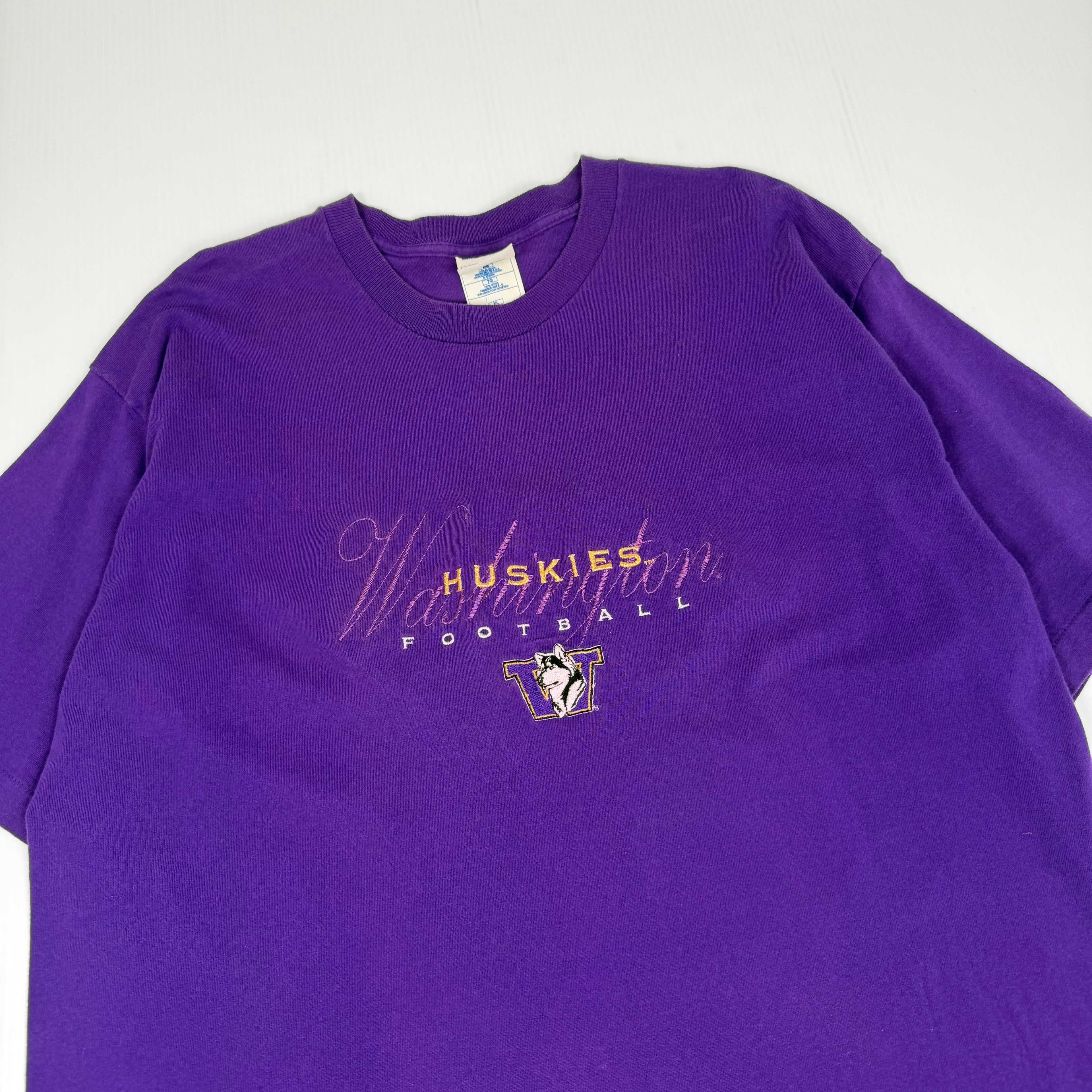 Vintage Pro Player Washington Huskies Embroidered Tee XL