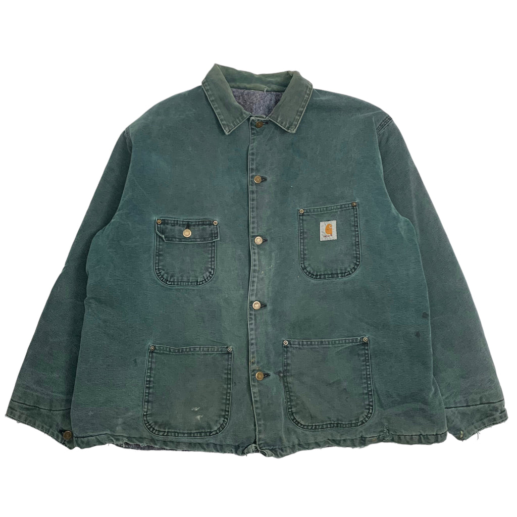 Carhartt Faded Teal Chore Coat XXL