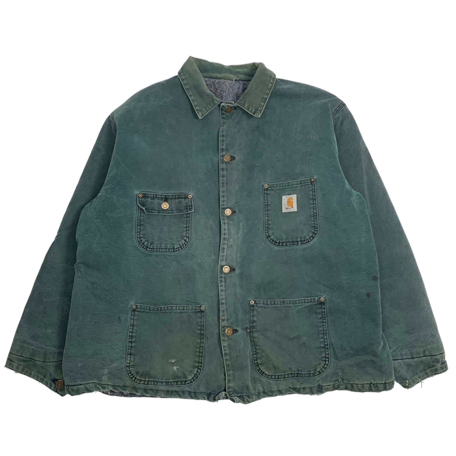 Carhartt Faded Teal Chore Coat XXL