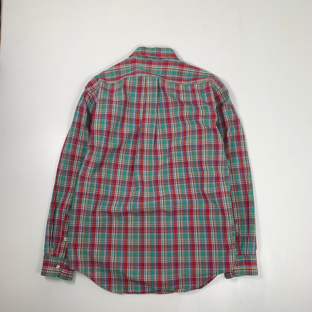 Vintage Polo Ralph Lauren Plaid Button Up Shirt Youth XL