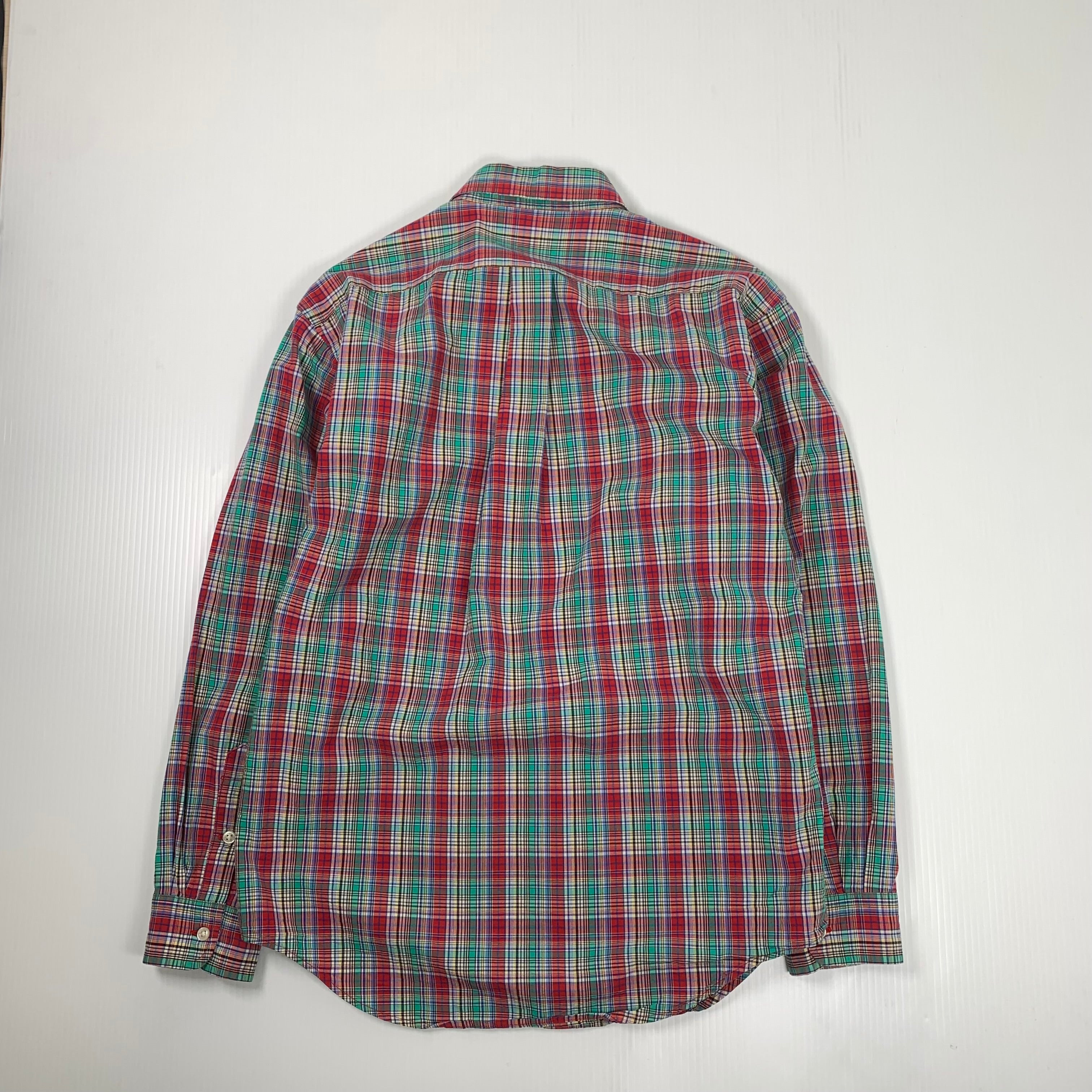 Vintage Polo Ralph Lauren Plaid Button Up Shirt Youth XL