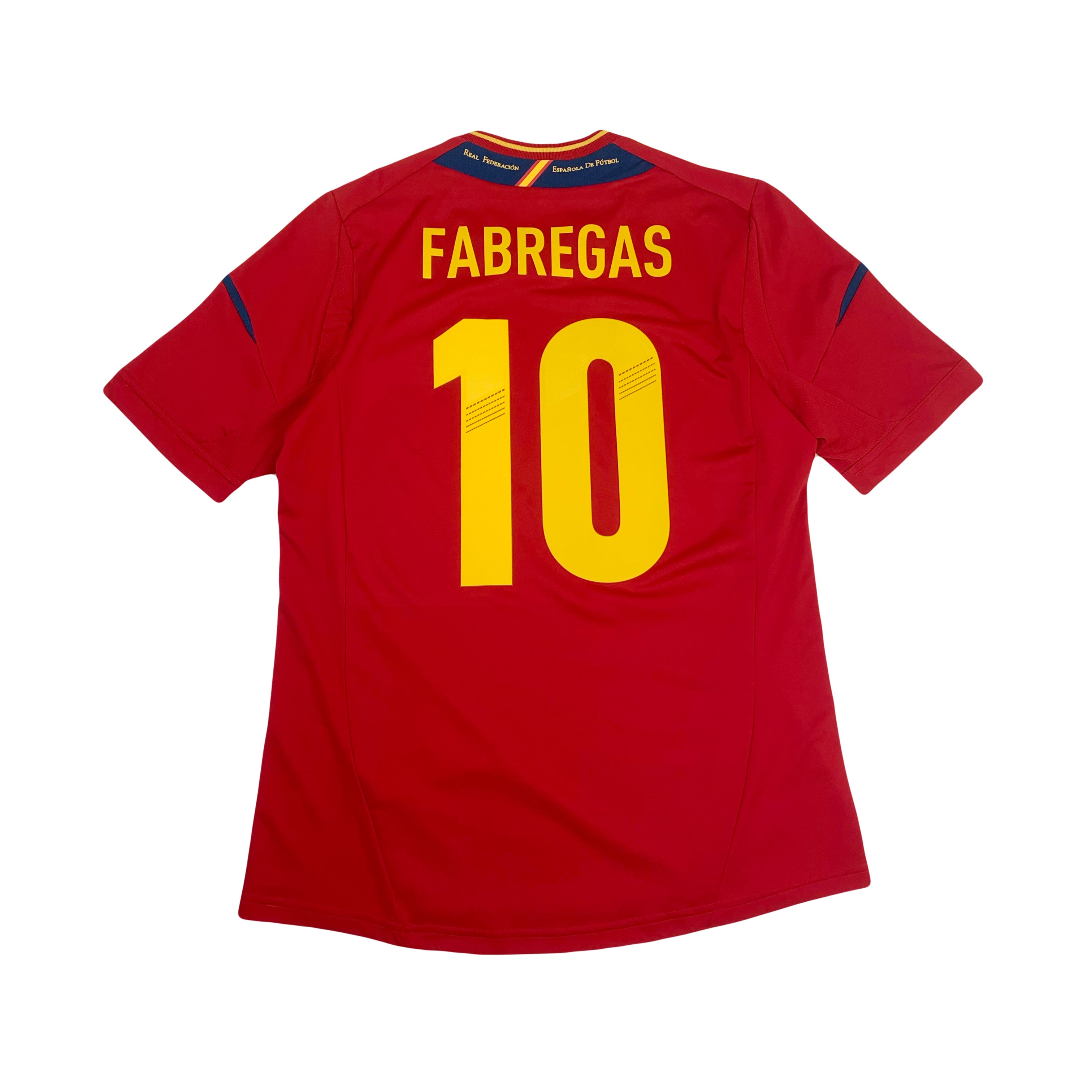 2012 Adidas Spain Fabregas #10 Home Kit M