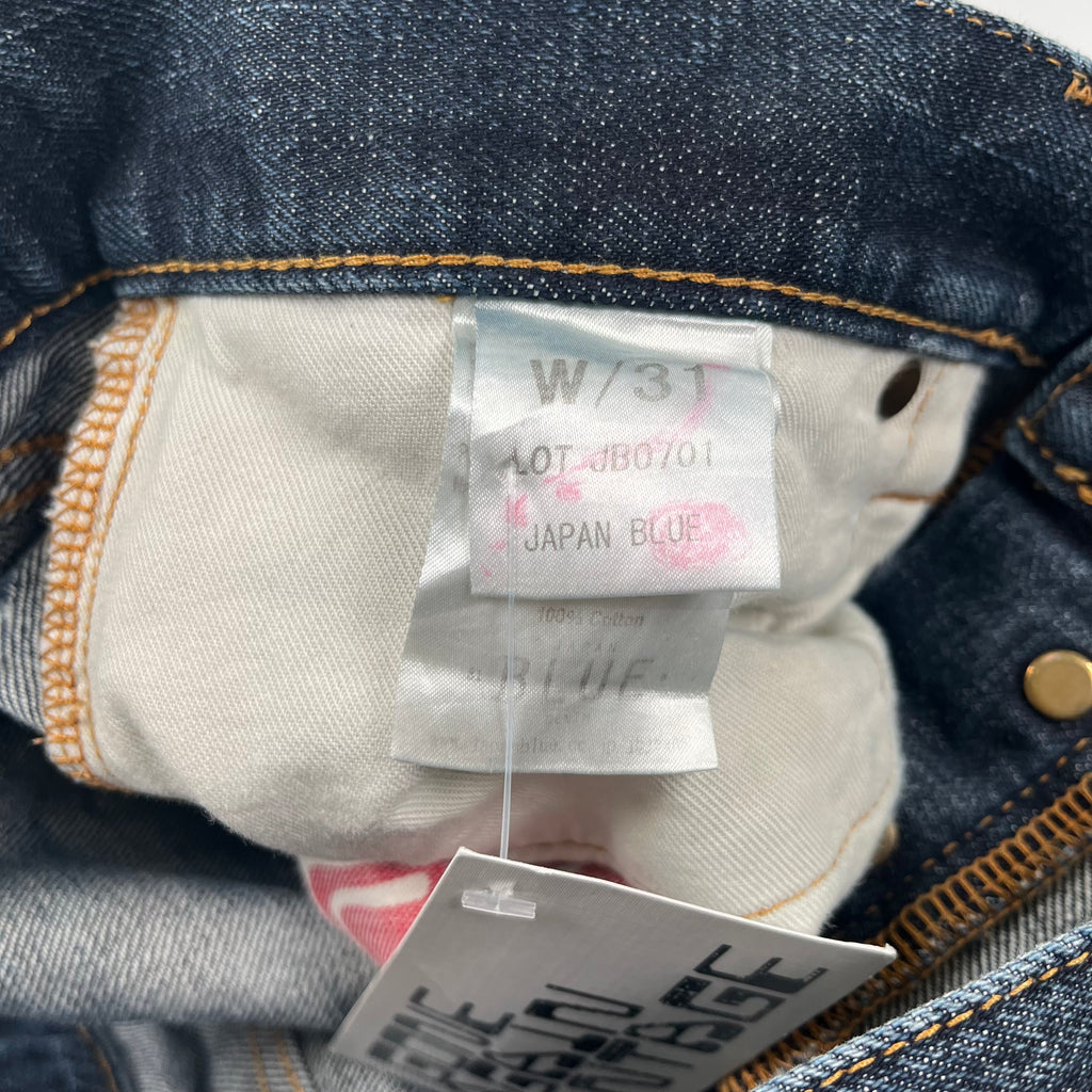 Japan Blue Selvedge Medium Wash Denim 31