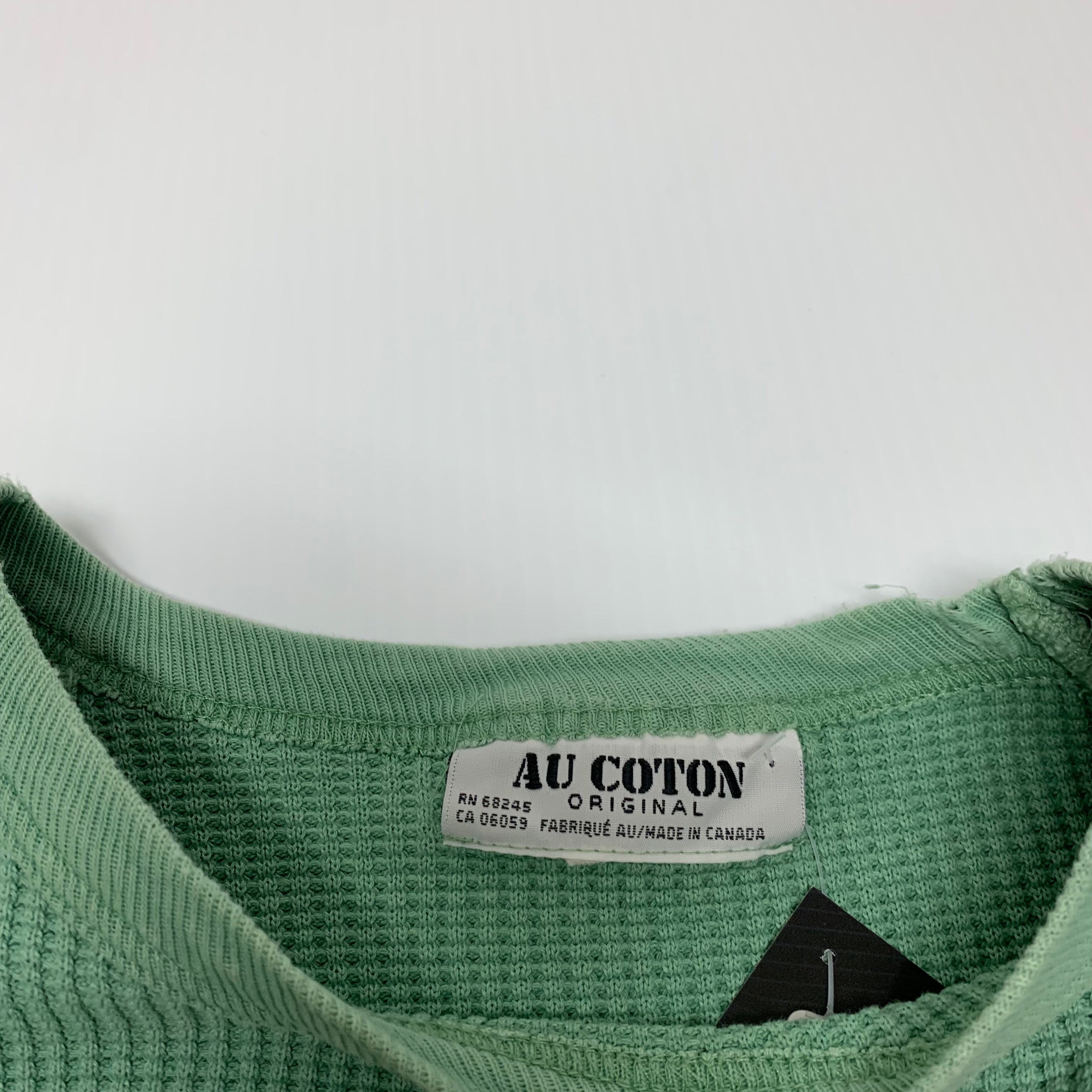 Au Coton Green Sweater L