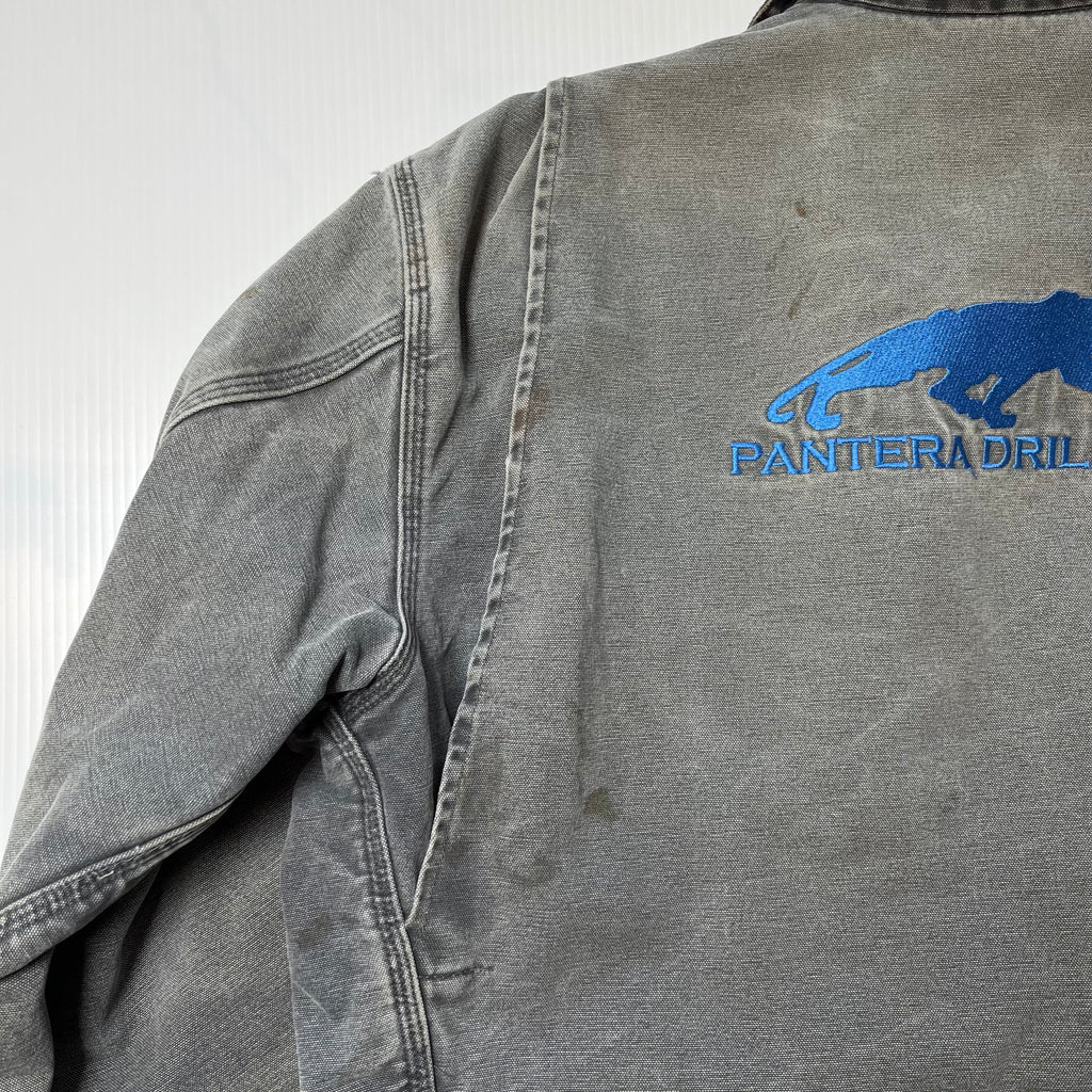 Vintage Carhartt J97 Pantera Drilling Distressed Detroit Jacket XL