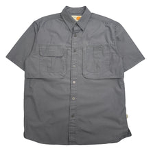 Load image into Gallery viewer, Eddie Bauer Ripstop Short Sleeve Button Up Shirt M
