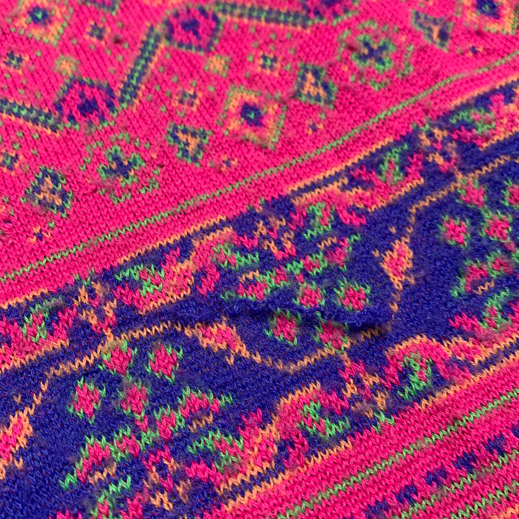Yves Saint Laurent Patterned Knit Sweater S
