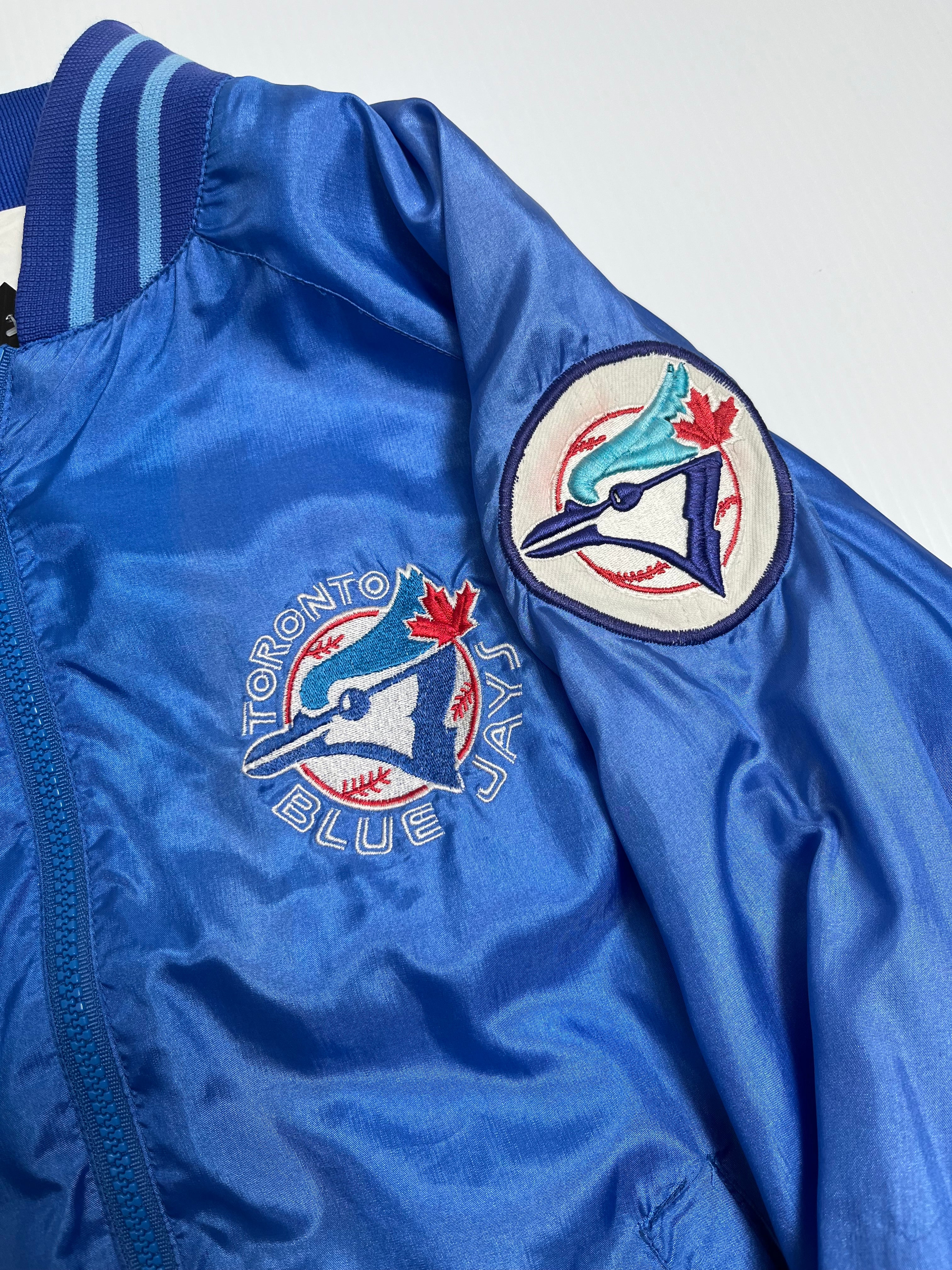 90s Toronto Blue Jays Light Bomber Jacket S