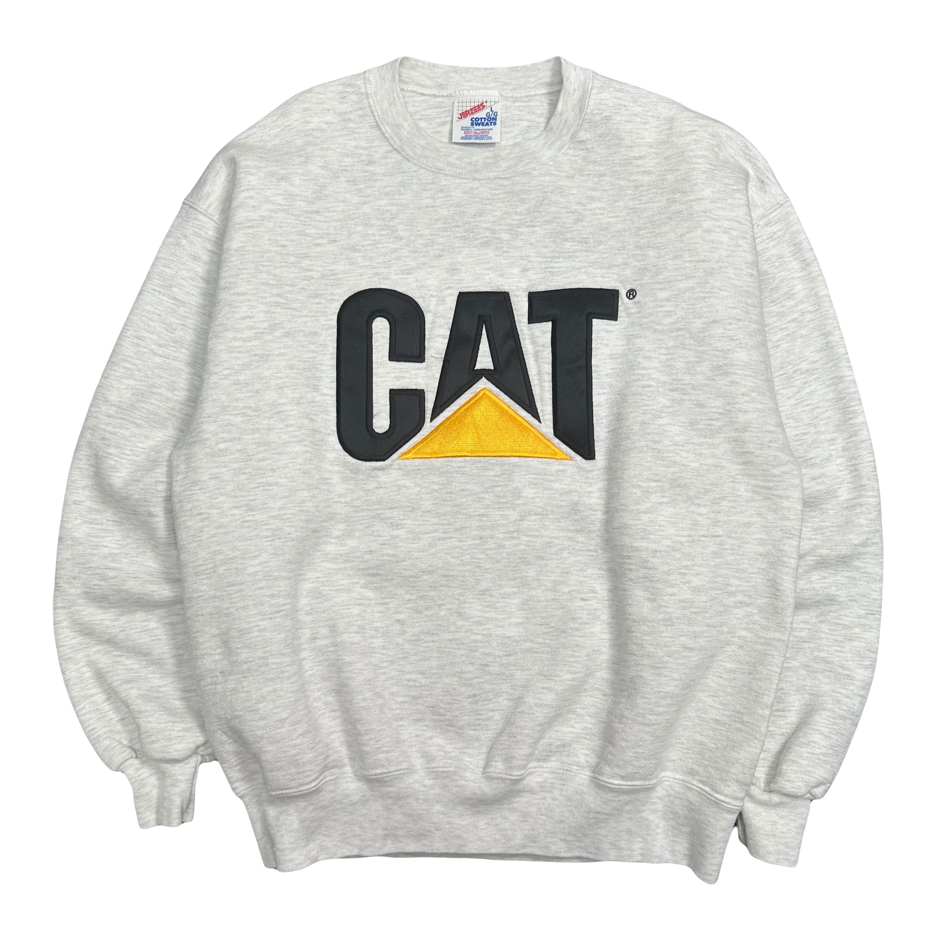 Vintage CAT Tools Embroidered Crewneck L