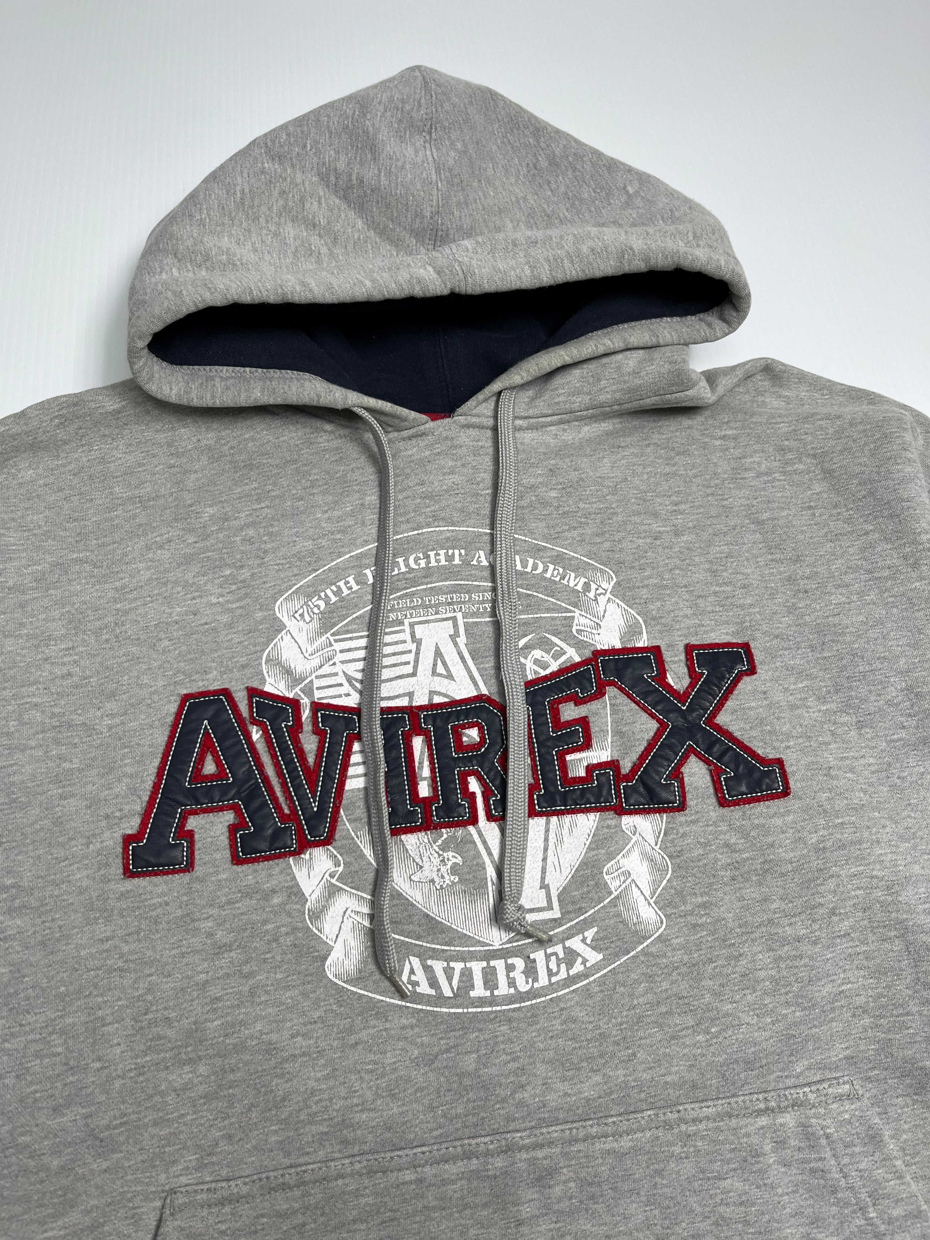 Avirex Patch Letter Hoodie YXXXL