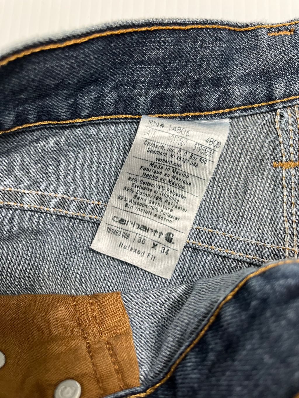 Vintage Carhartt Medium Wash Denim 30