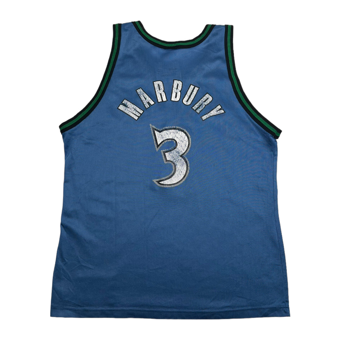 Champion Timberwolves Stephon Marbury NBA Jersey L