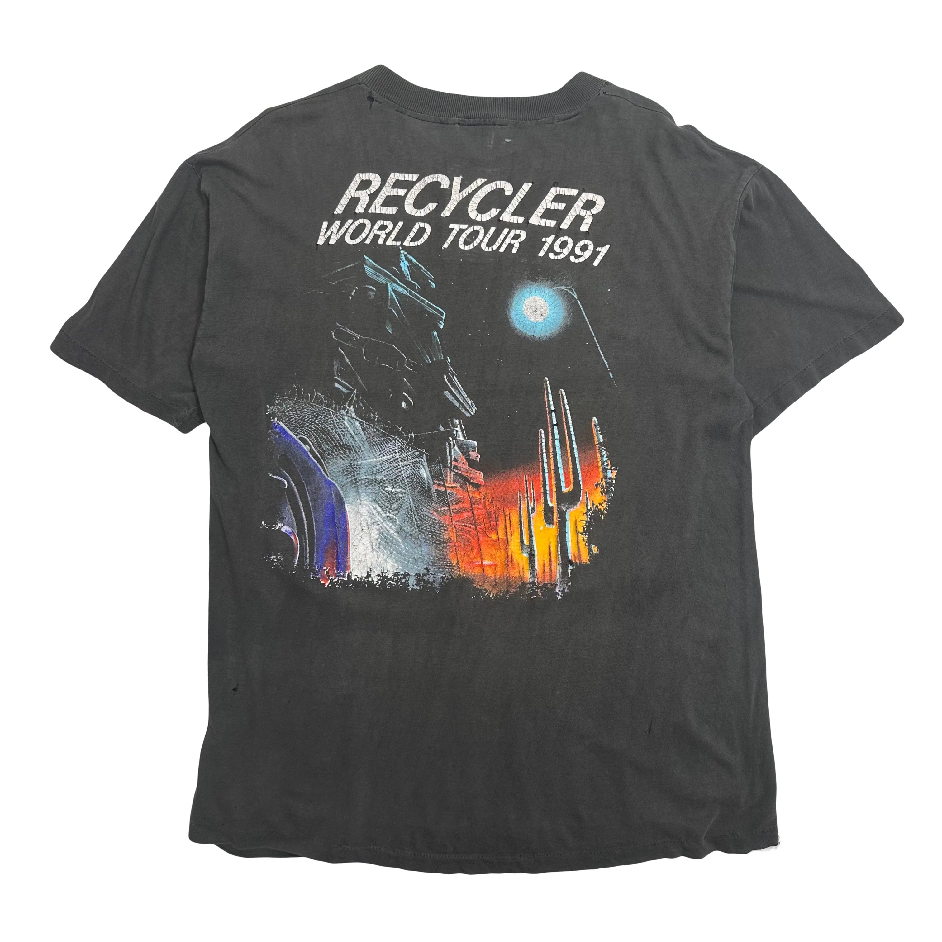 1991 ZZ Top Recycler World Tour Distressed Band Tee L
