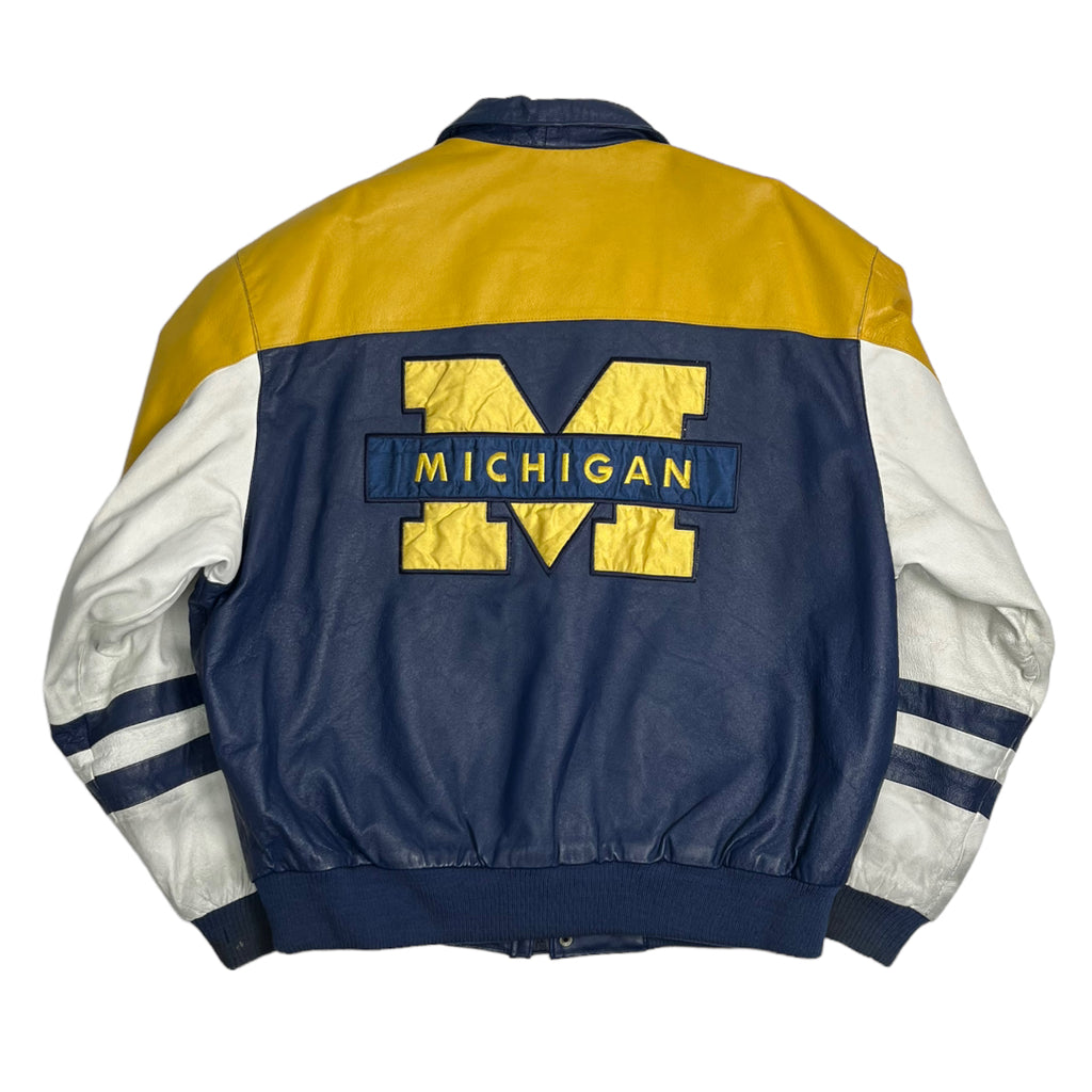 Vintage Michigan University Leather Jacket L