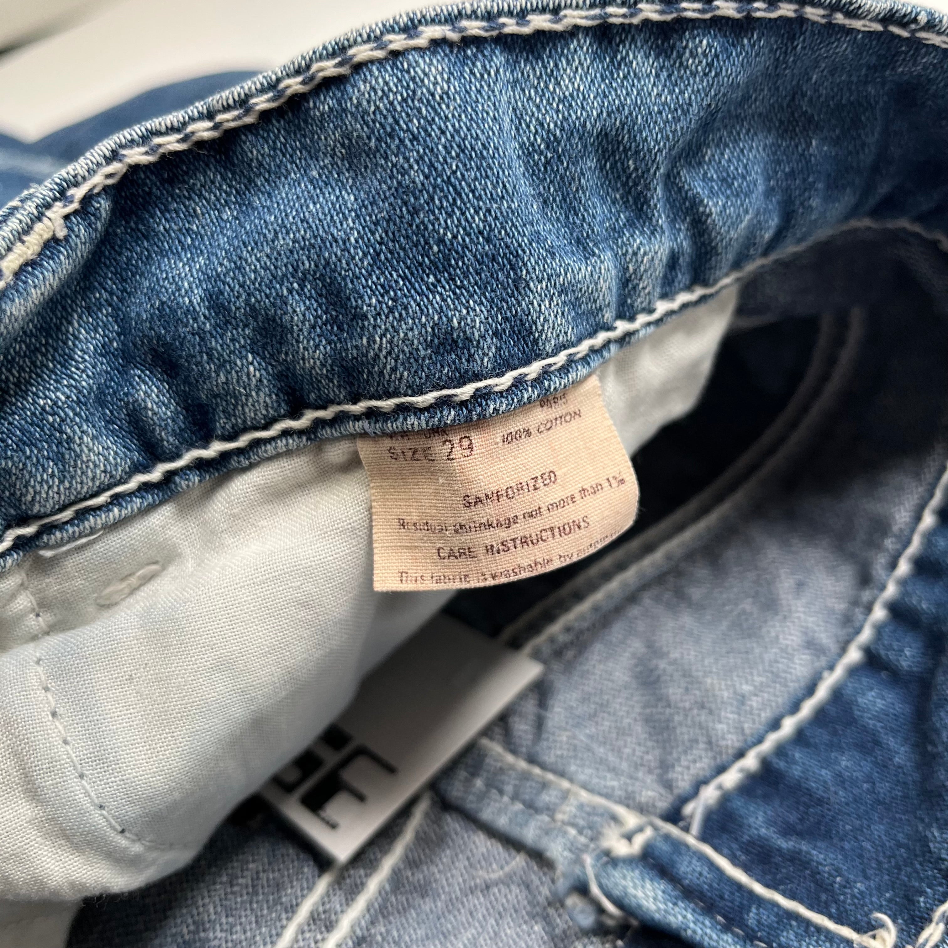 Vintage Christian Dior Denim Capri Shorts 29
