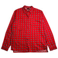 Vintage Versace Jeans Couture Star Pattern Button Up Shirt S