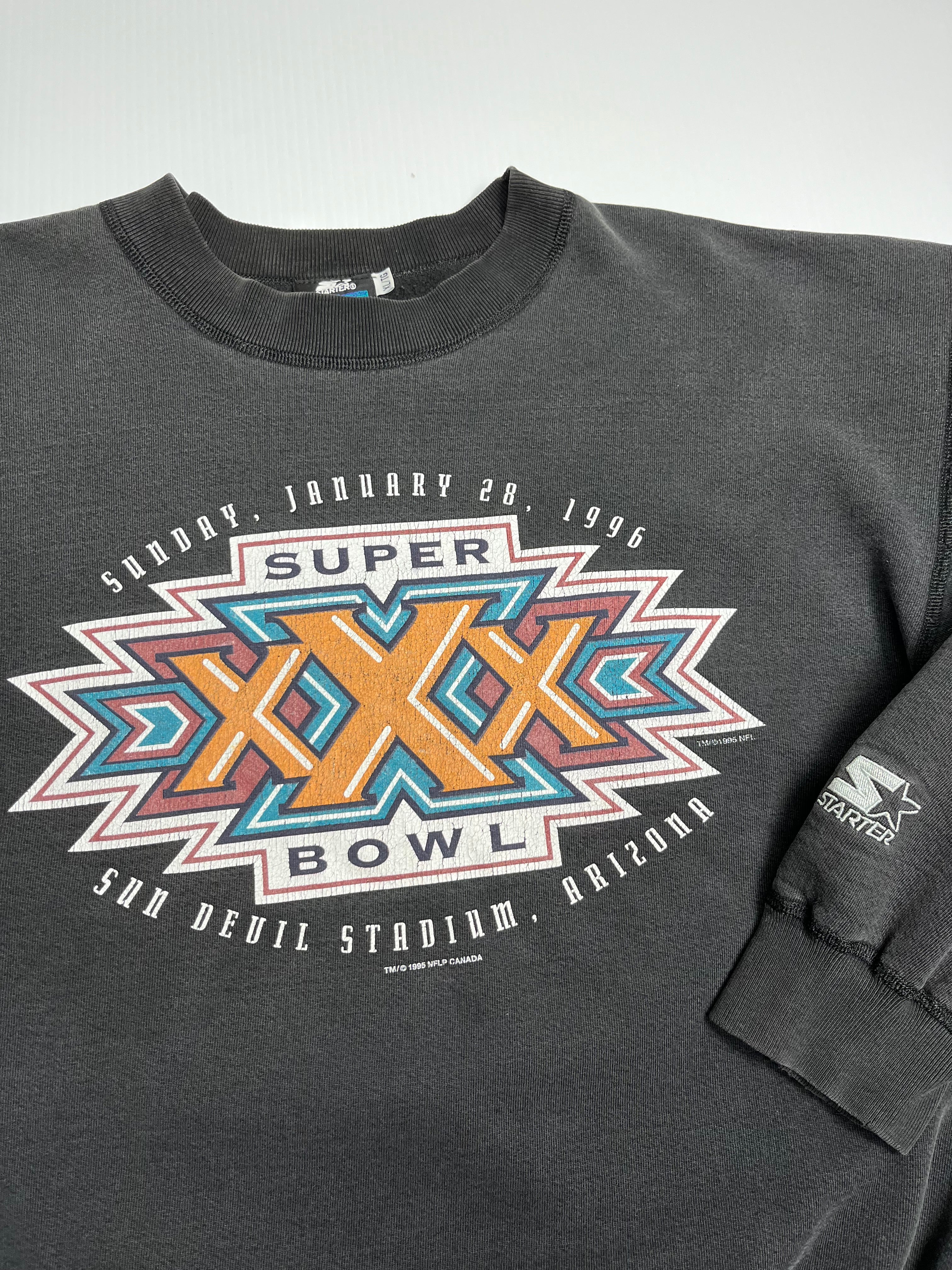 1996 Starter Superbowl Budweiser Crewneck XL