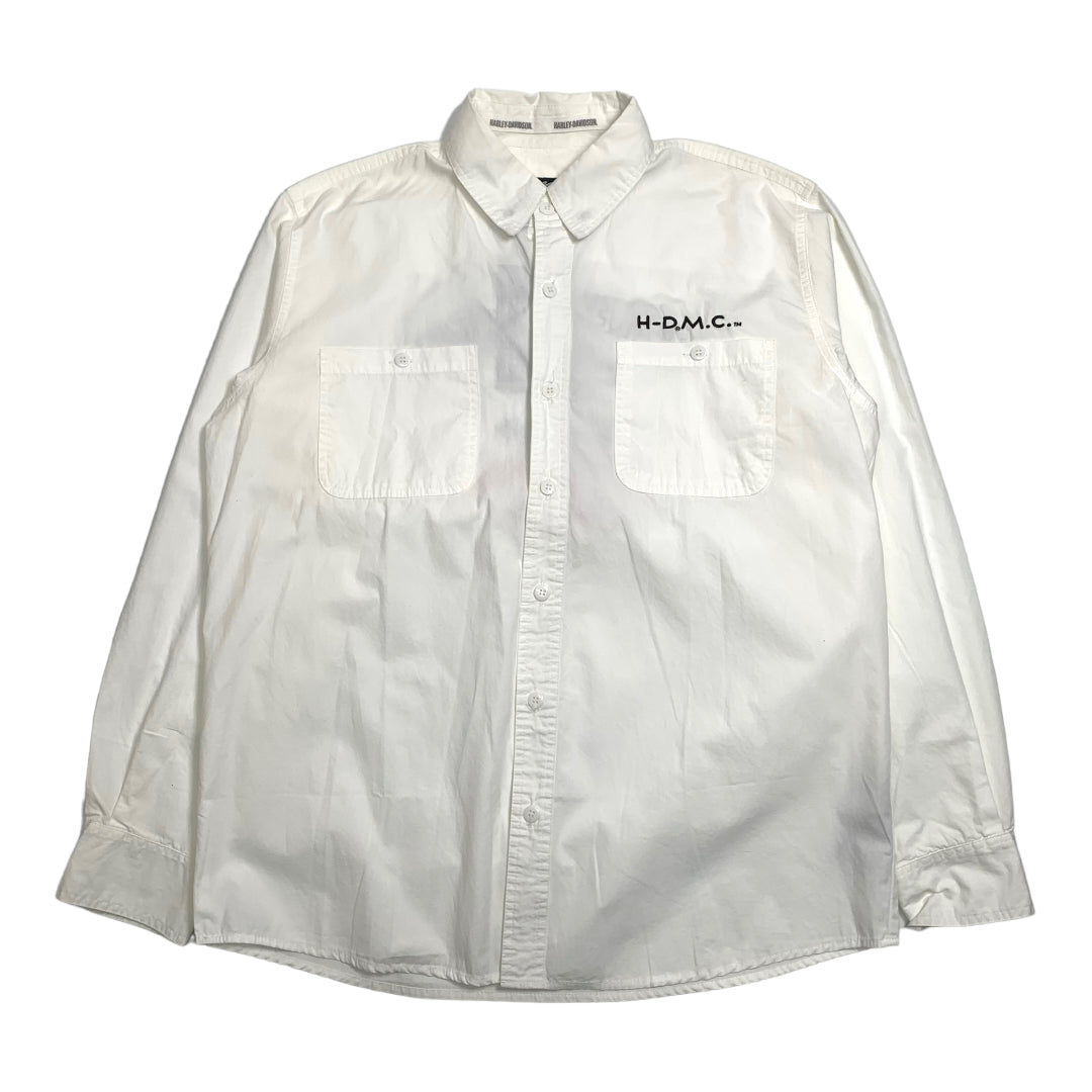 BNWT Harley Davidson Embroidered Button-Up Shirt L