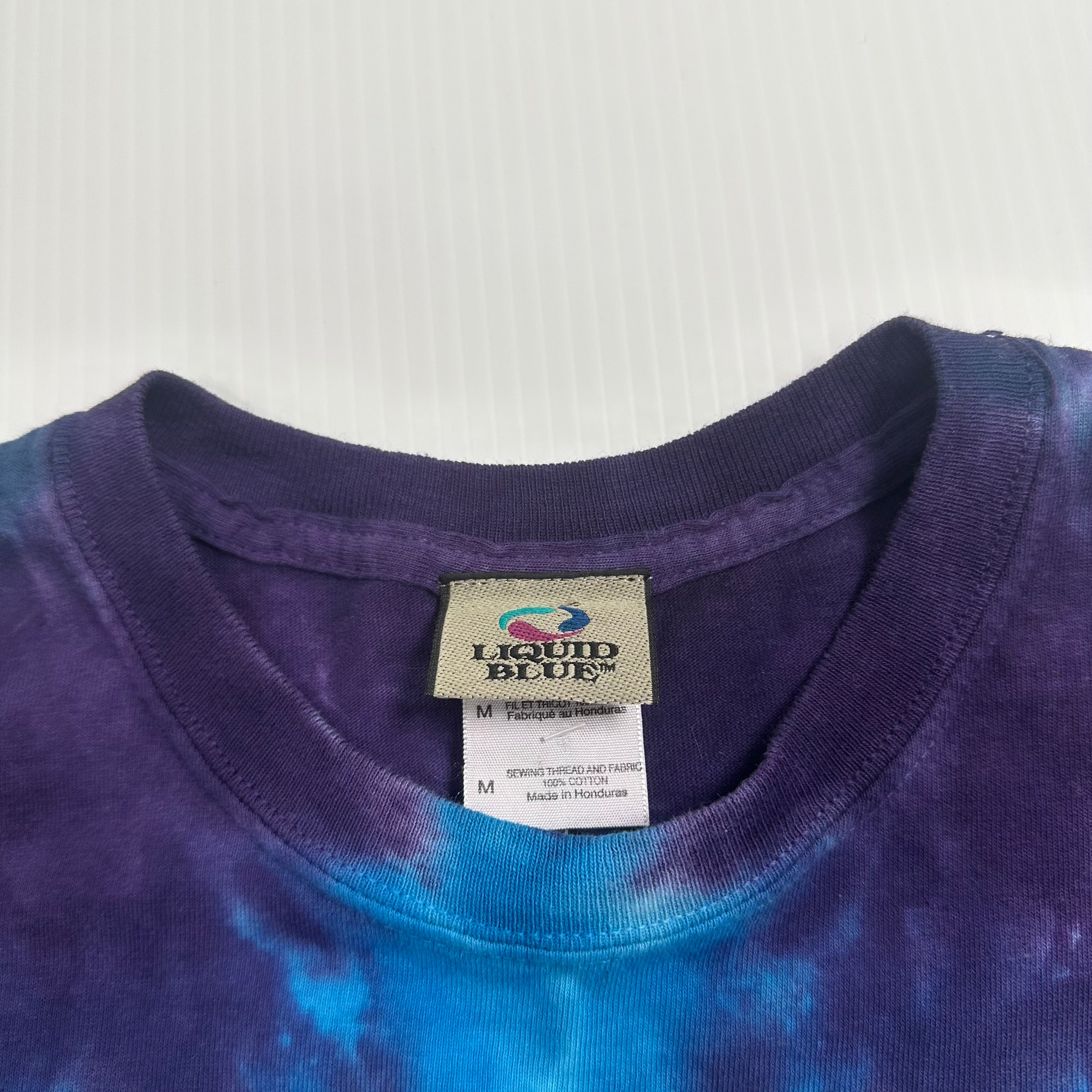 2000s Pink Floyd Dark Side of The Moon Tie Dye Tee M
