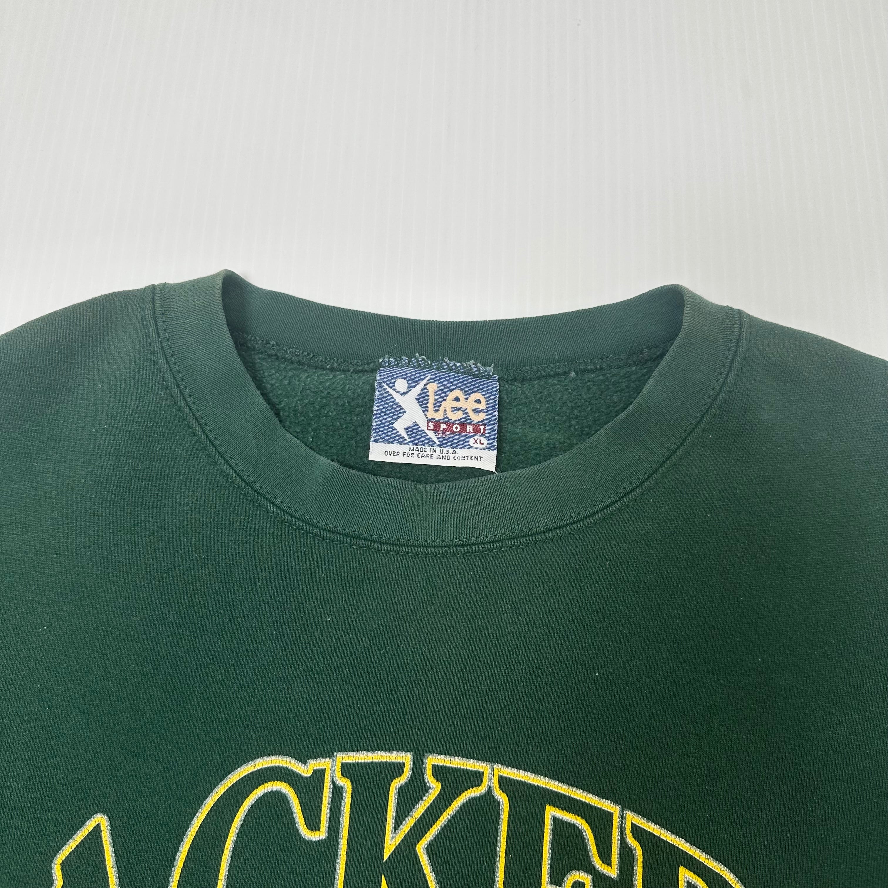90s Lee Sport Green Bay Packers Crewneck XL