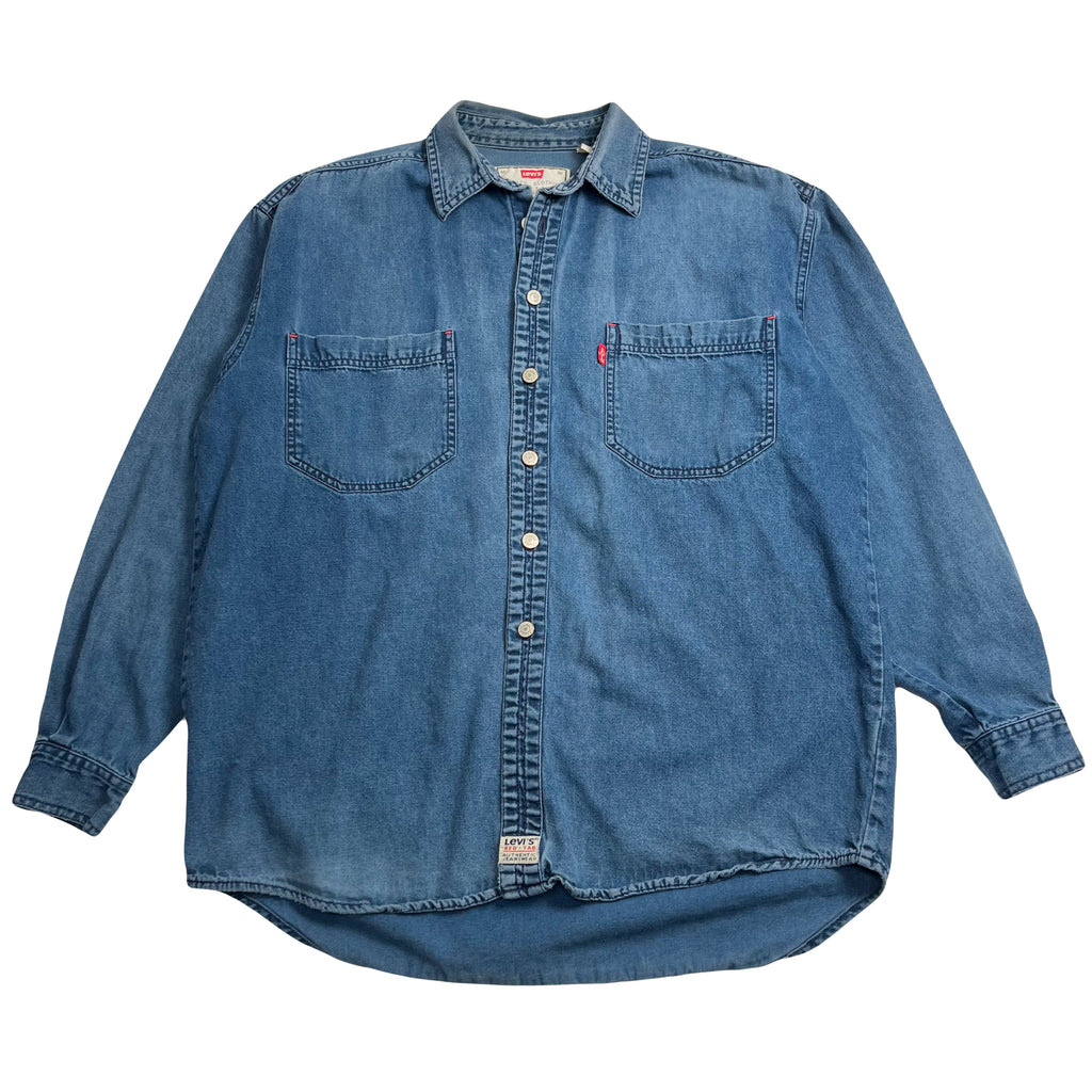 Vintage Levi's Dark Wash Denim Shirt M