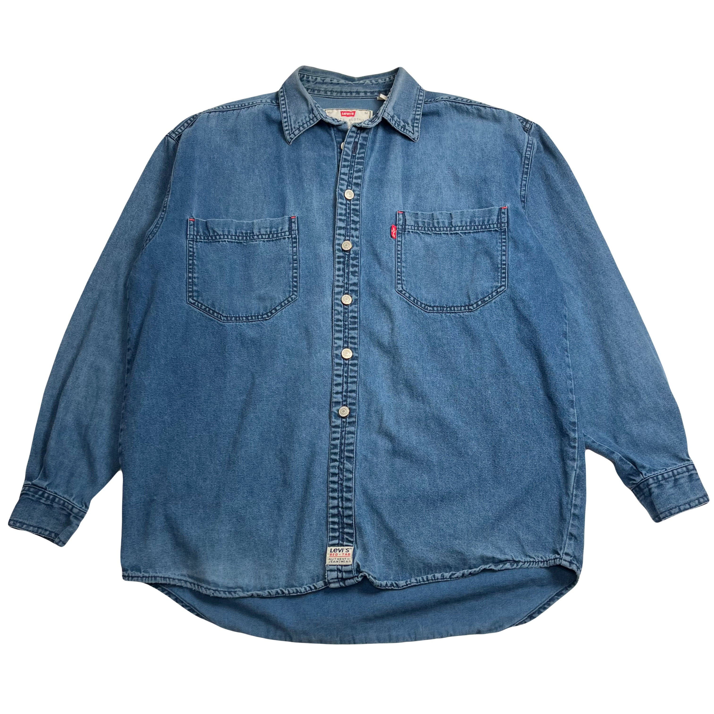 Vintage Levi's Dark Wash Denim Shirt M