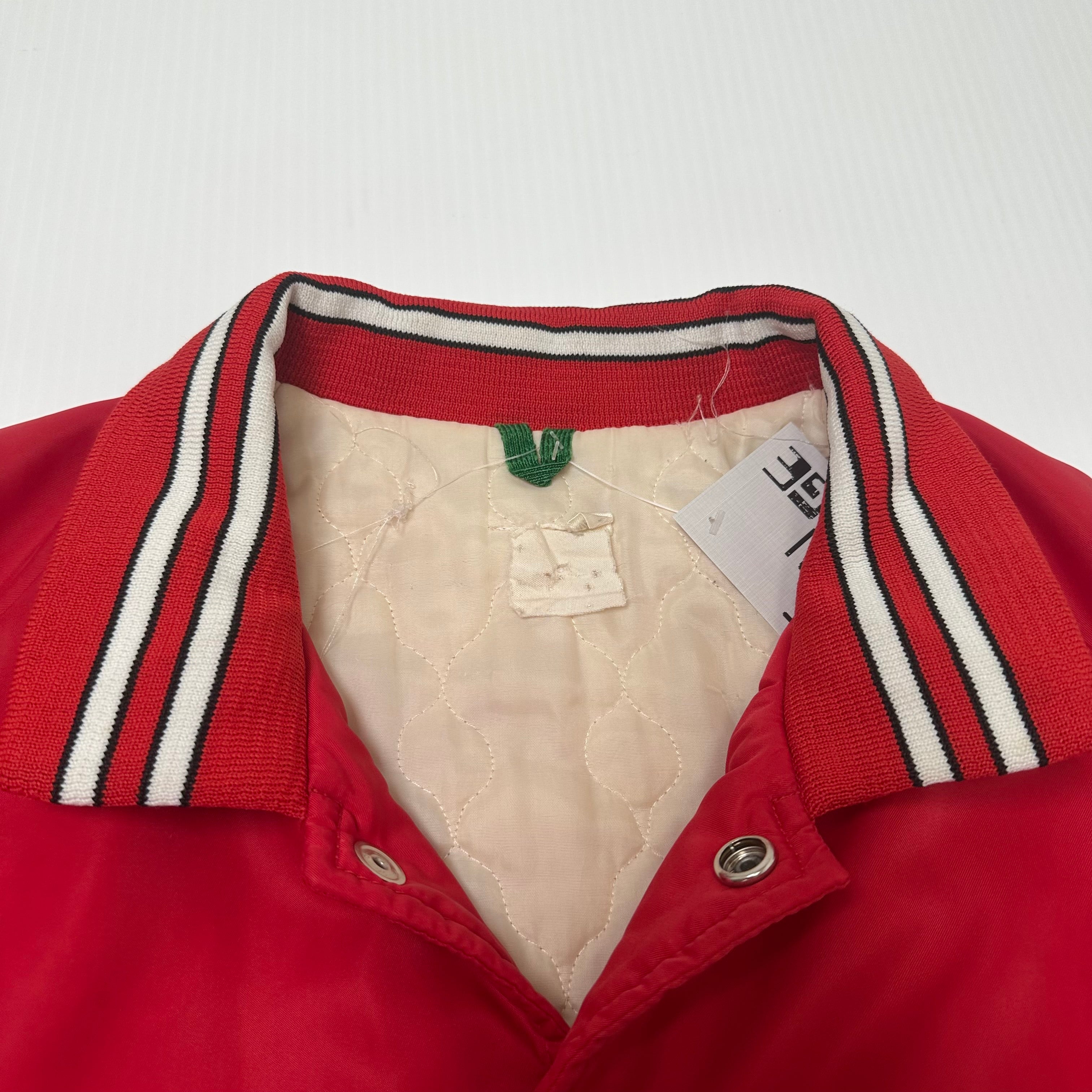 Vintage Cariboo College Quilted Jacket XL