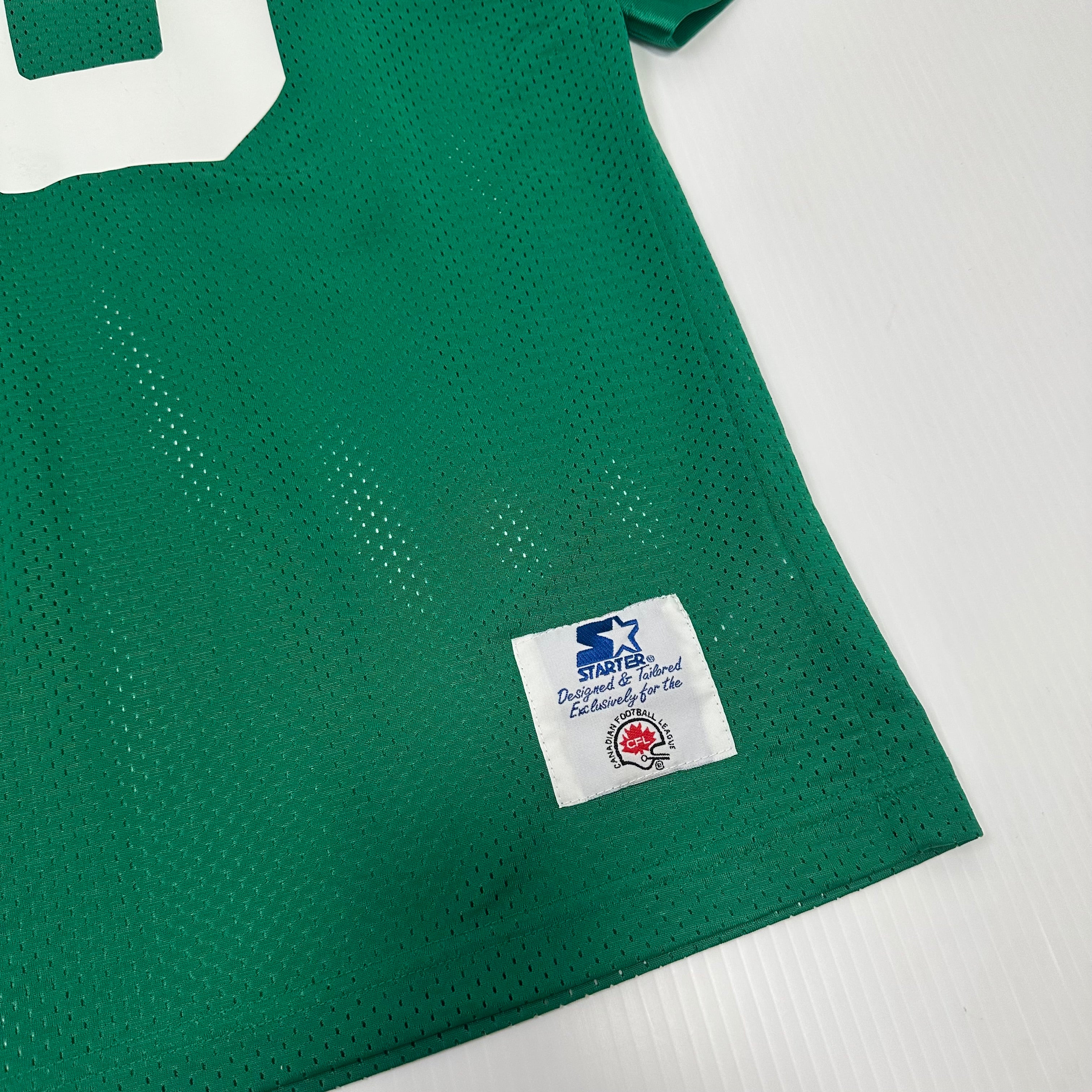 Vintage Starter Saskatchewan Roughriders Narcisse #80 CFL Jersey L