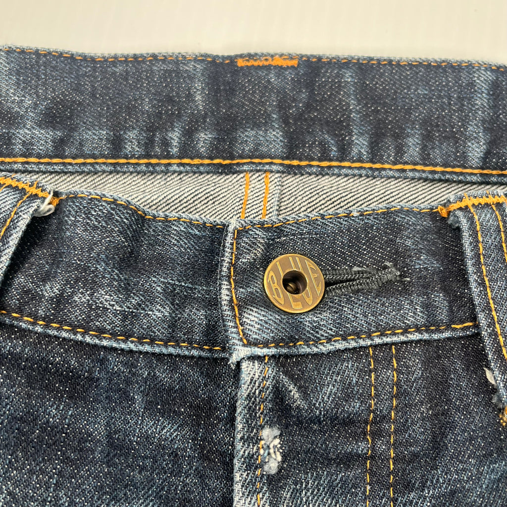 Japan Blue Selvedge Medium Wash Denim 31