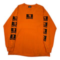 Vintage Skates Skulls Orange LS L