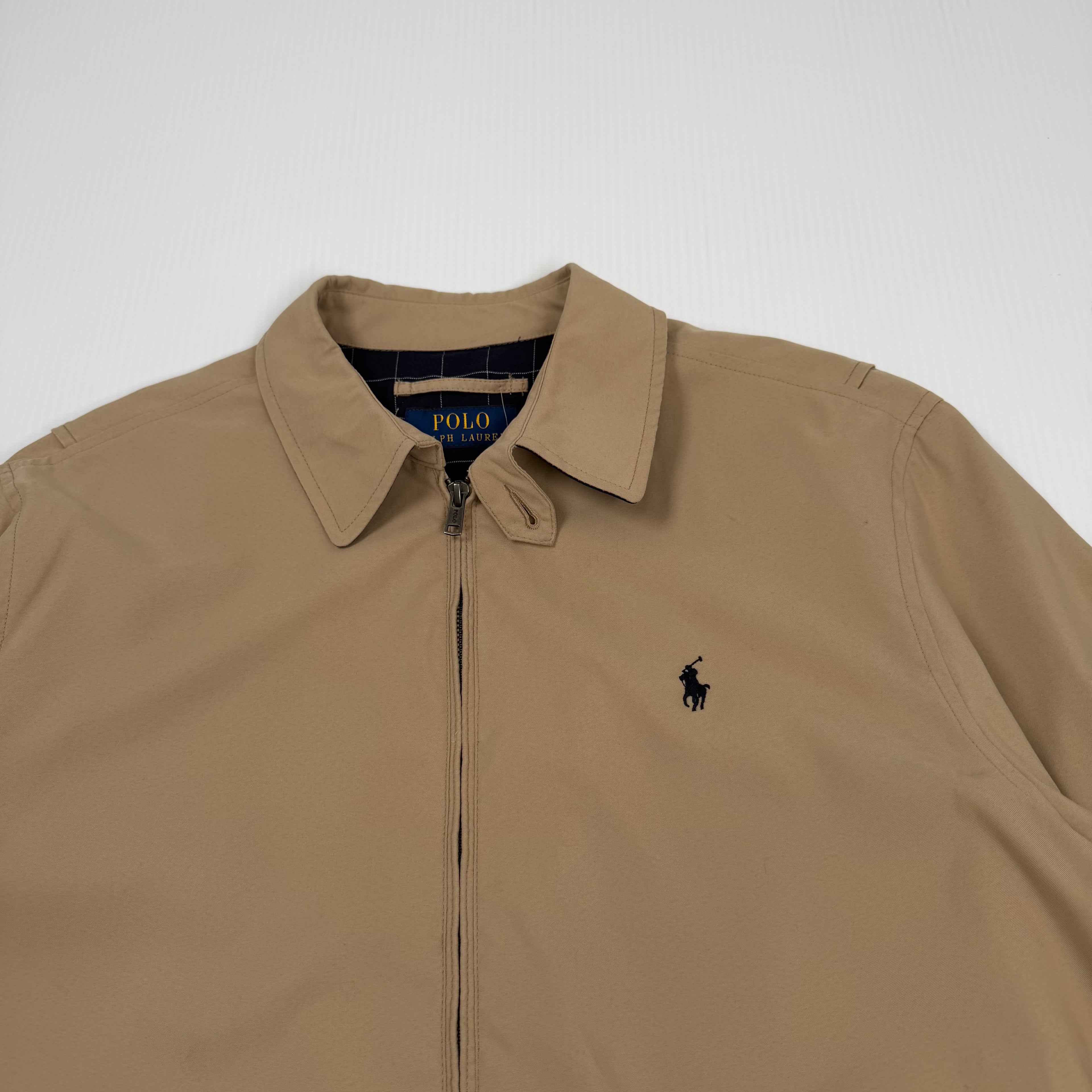 Polo Ralph Lauren Plaid Lined Harrington Jacket M