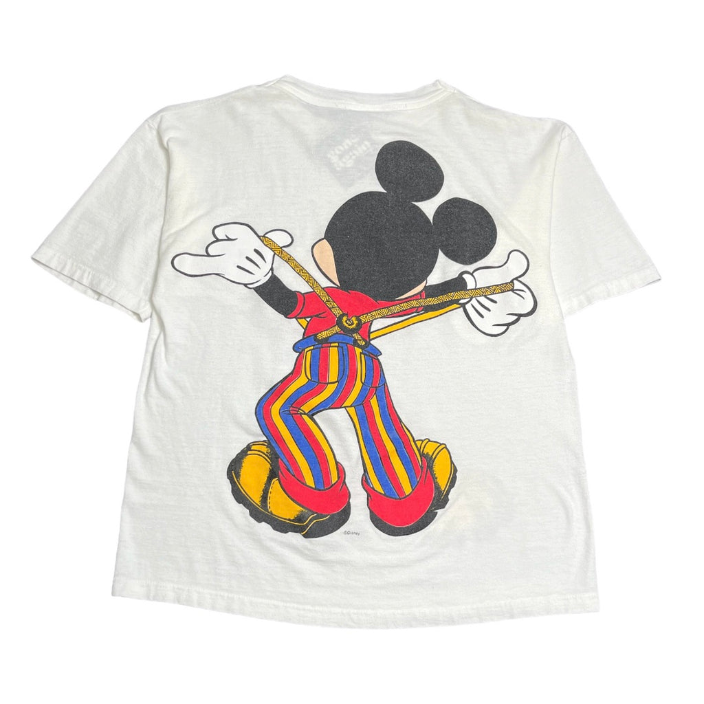 Vintage Disney Mickey Mouse Suspenders Tee M