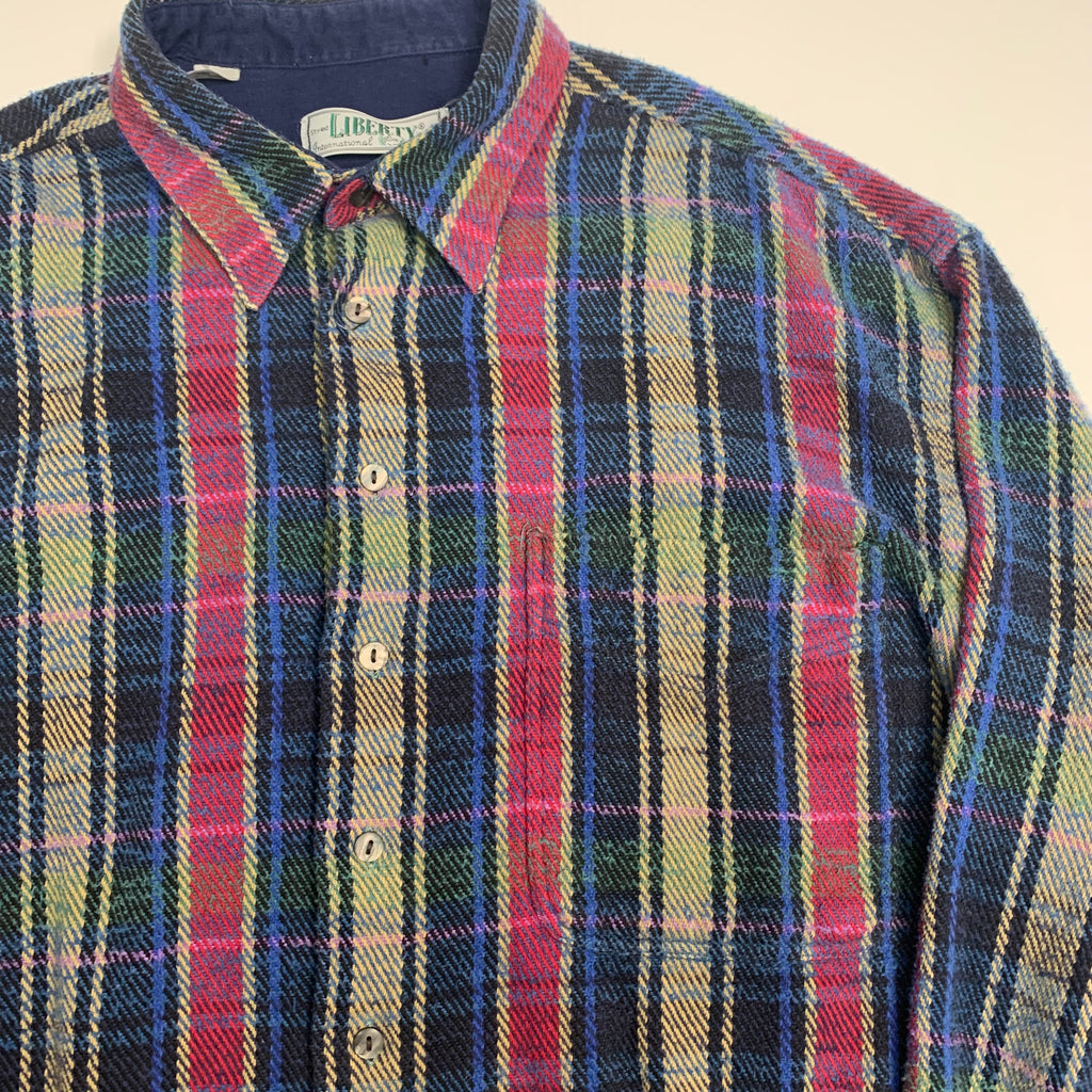 Vintage Liberty Plaid Flannel XXL