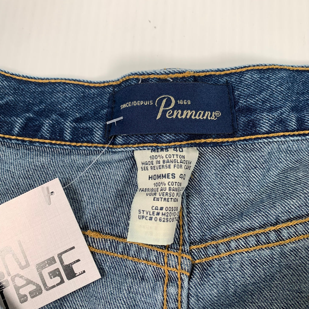 Vinage Penmans Dark Wash Denim Shorts 40
