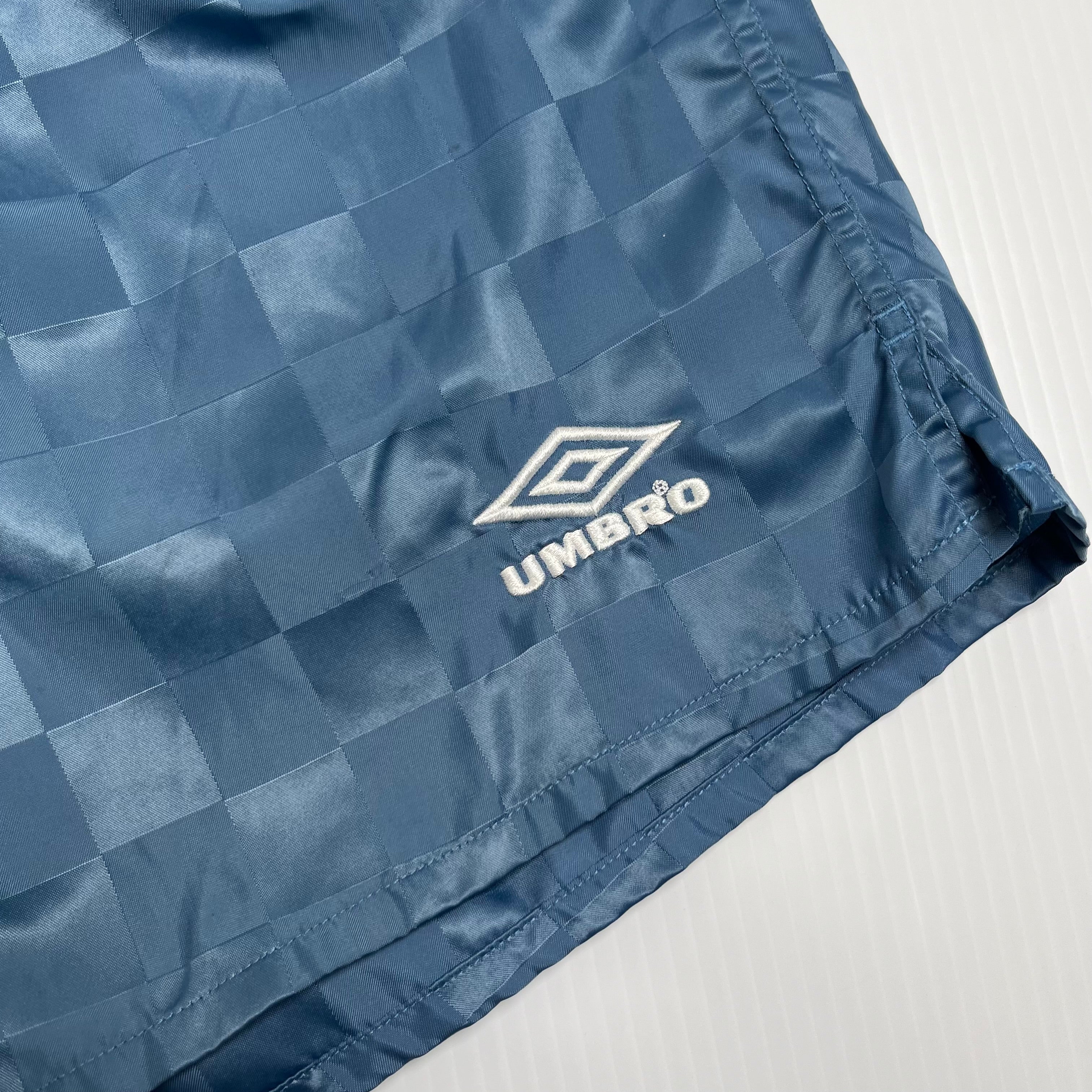 Vintage Umbro Checkered Athletic Shorts L