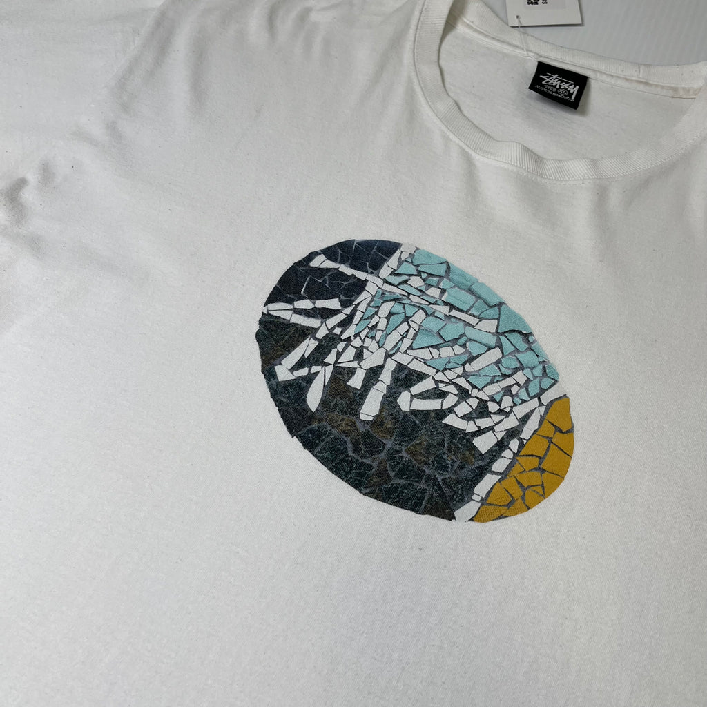 Stussy Mosaic Logo Graphic Tee XL