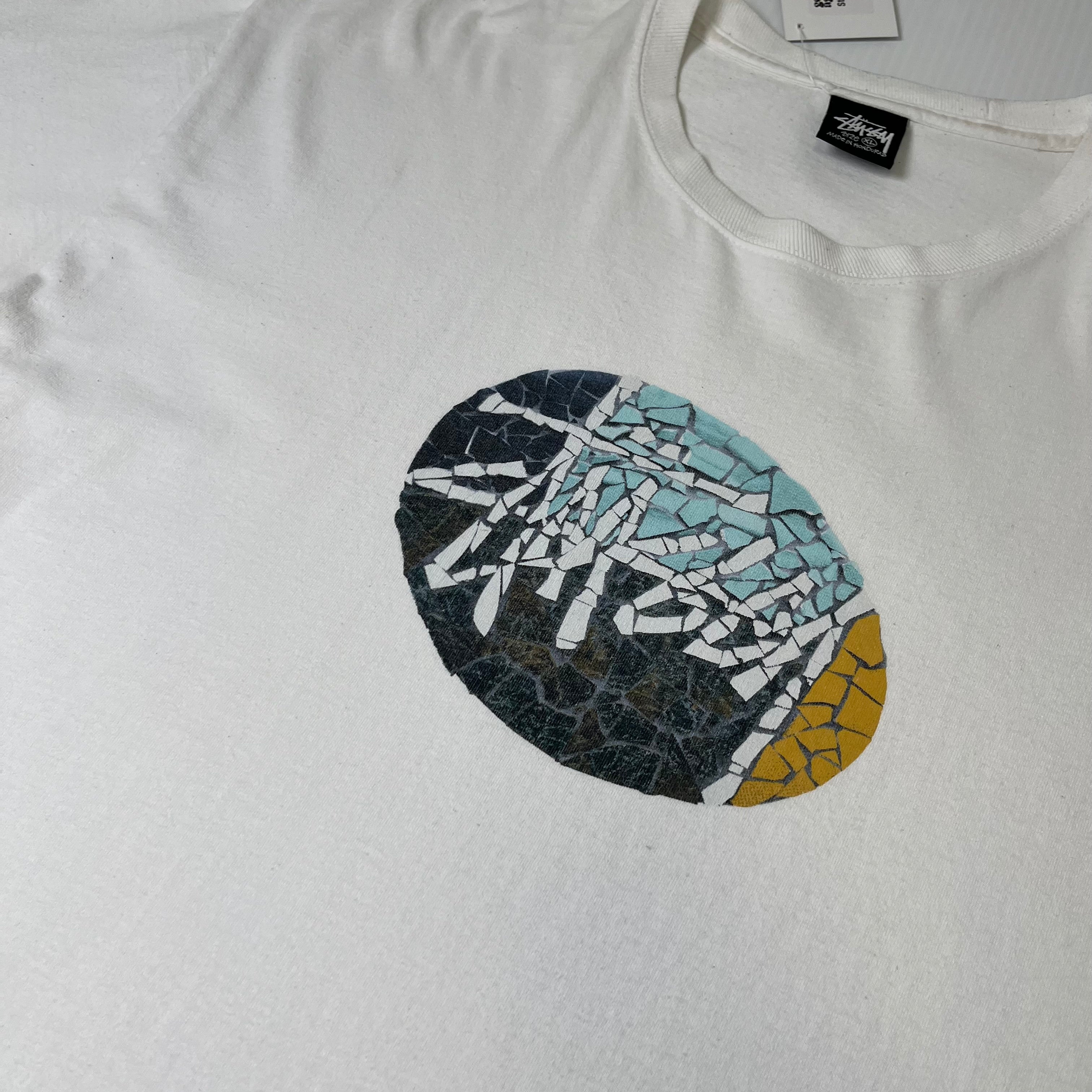 Stussy Mosaic Logo Graphic Tee XL