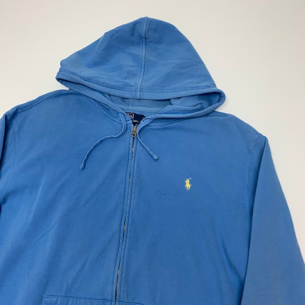 Blue Polo ZipUp Hoodie XXL