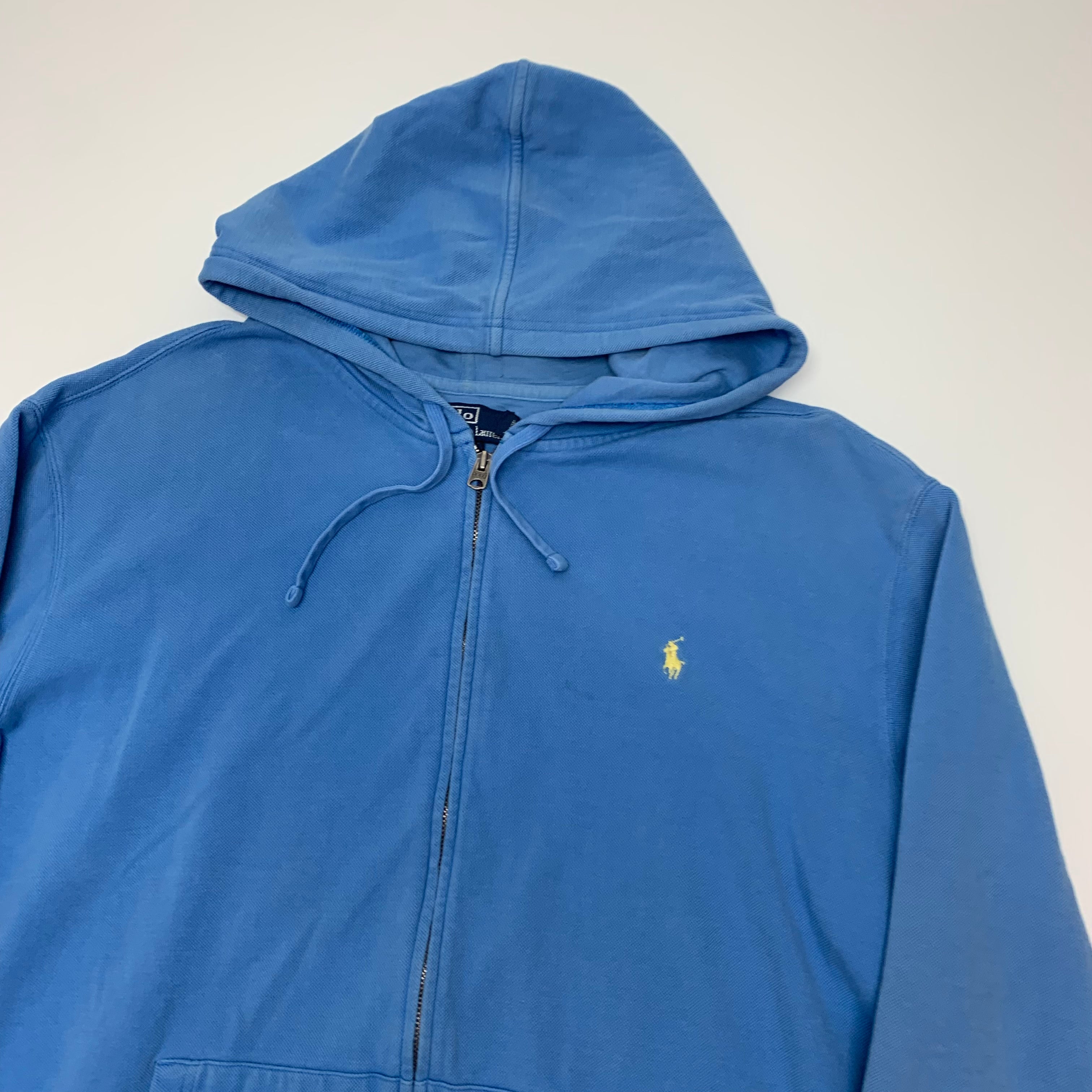 Blue Polo ZipUp Hoodie XXL