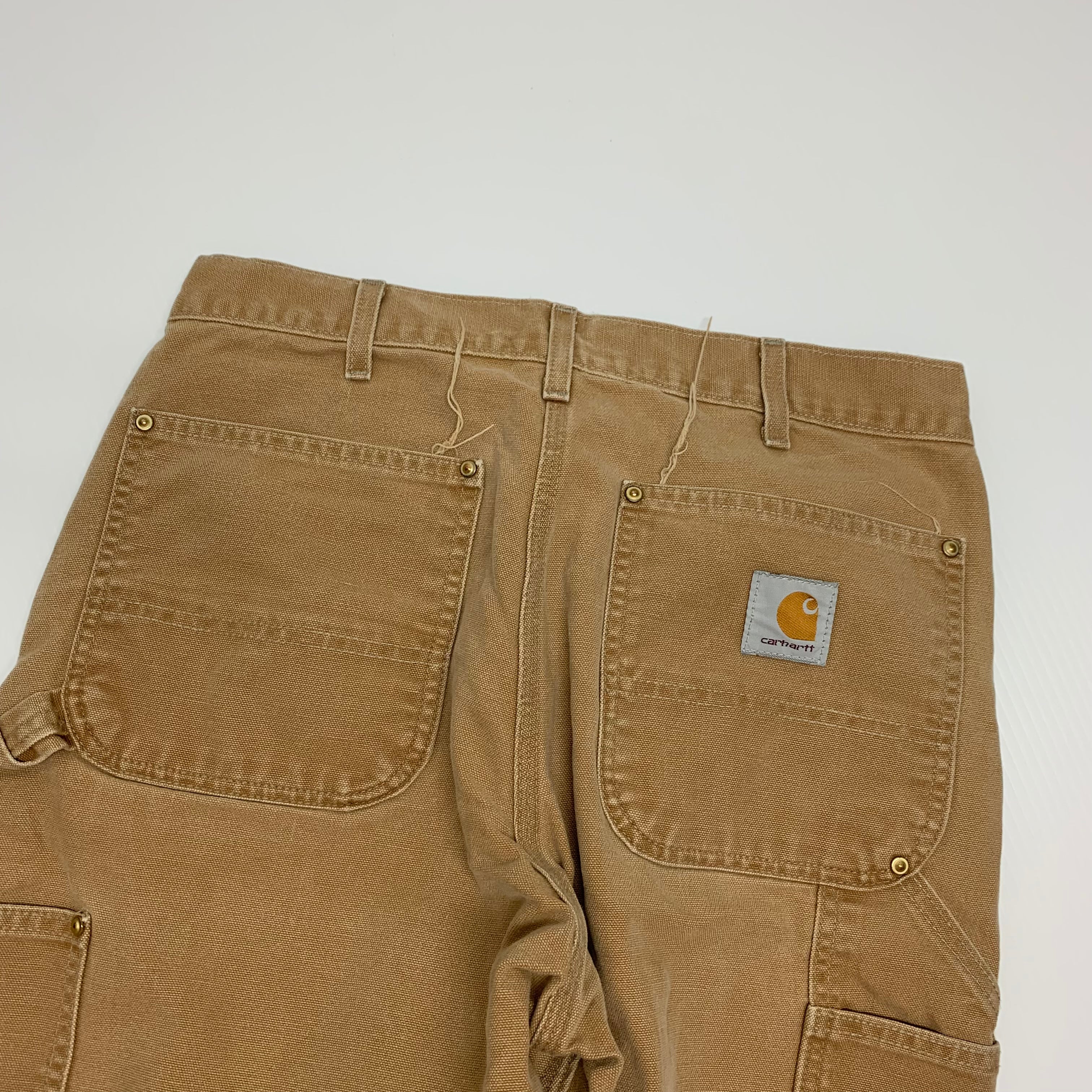 Carhartt Tan Double Knee Denim 32x32 0504