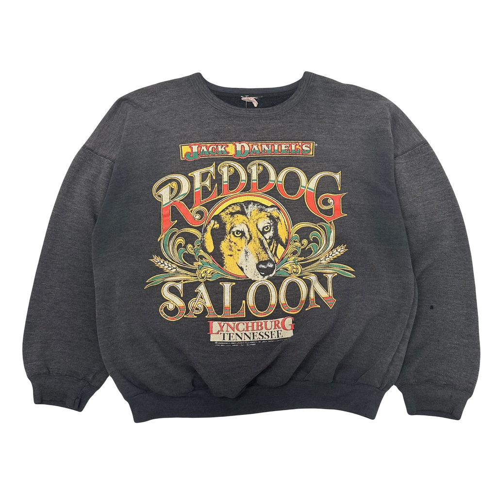 1990 Jack Daniels Red Dog Saloon Faded Crewneck L