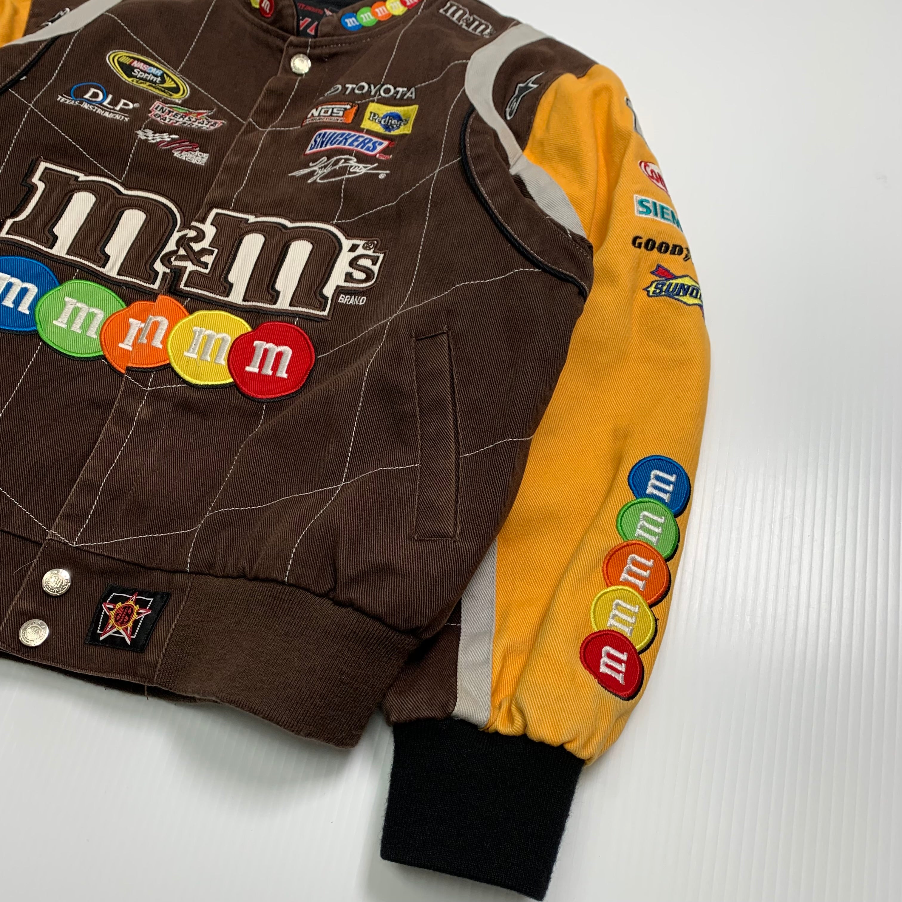 Vintage Jeff Hamilton M&M's Racing Jacket Youth XL