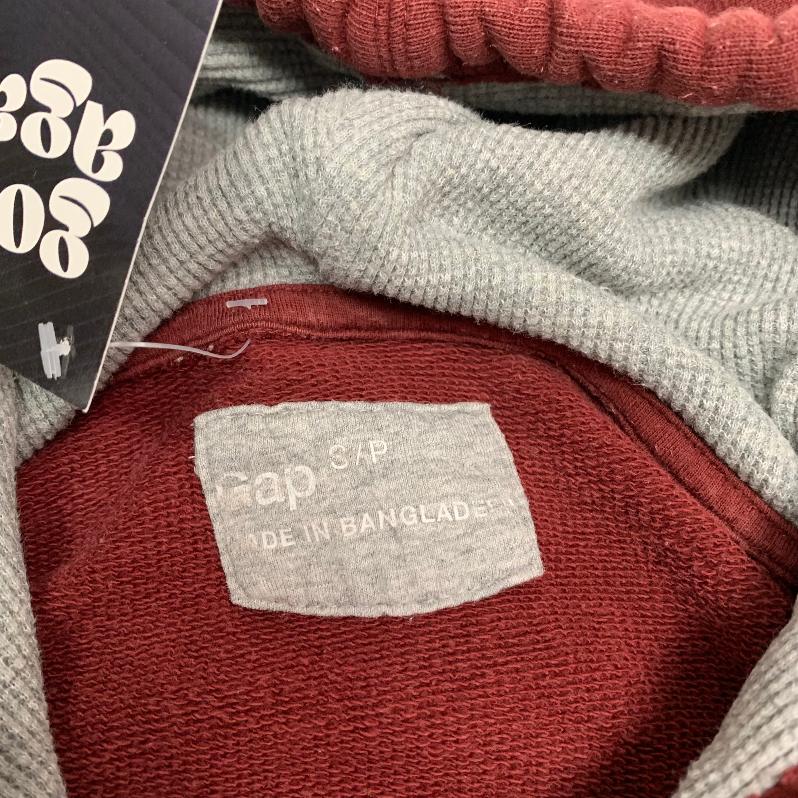 Burgundy GAP Hoodie M