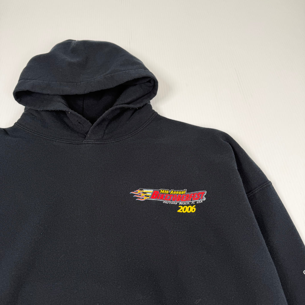 2006 Biketoberfest Daytona Beach Flames Hoodie XXL