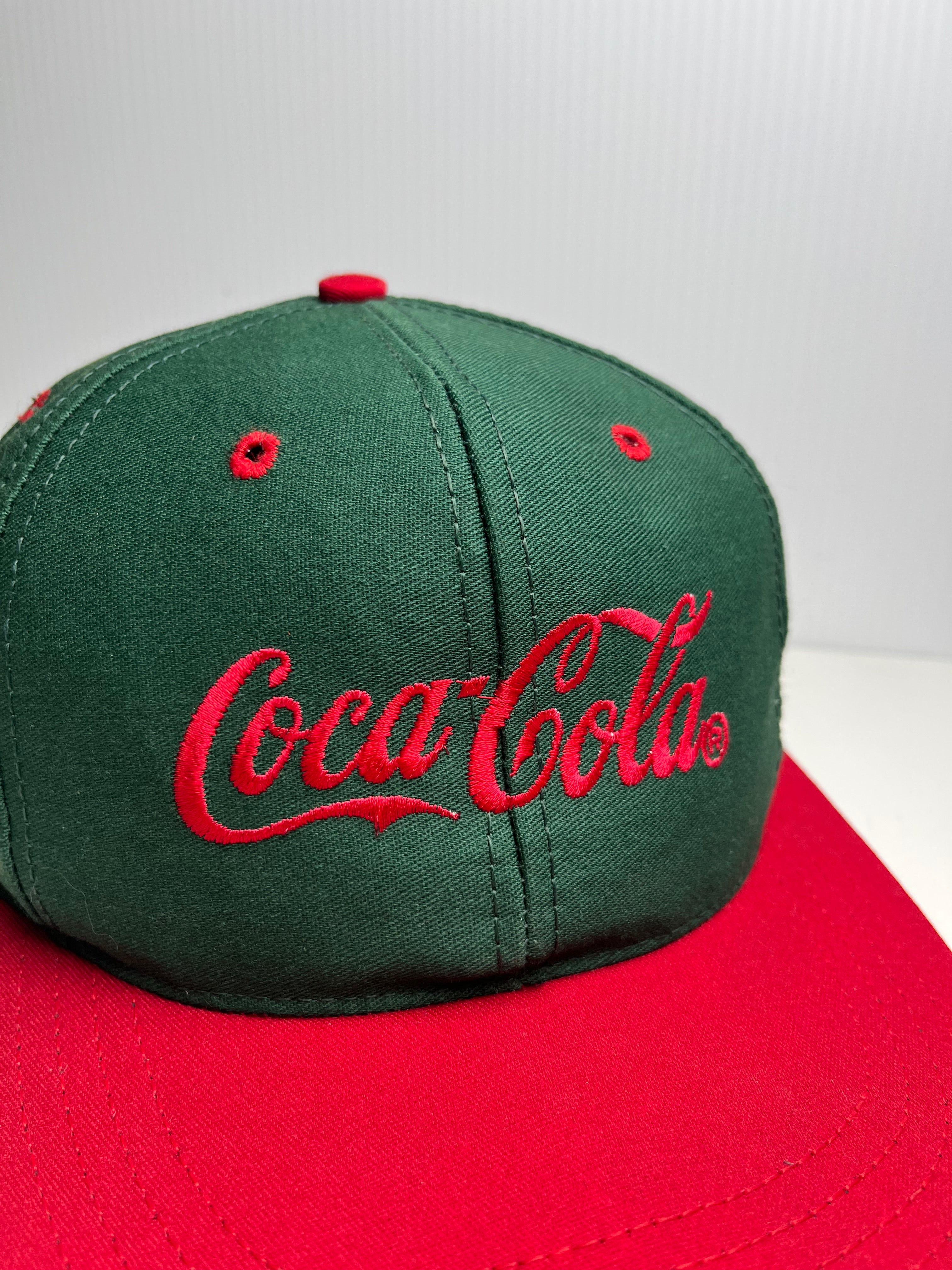 Vintage Coca-Cola Script Logo Snapback Hat