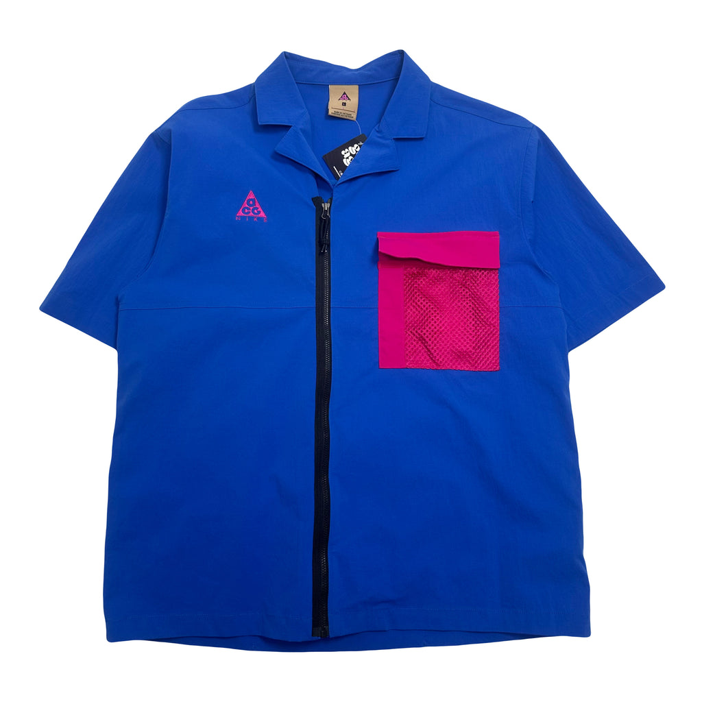 Nike ACG Full Zip Short Sleeve Top L