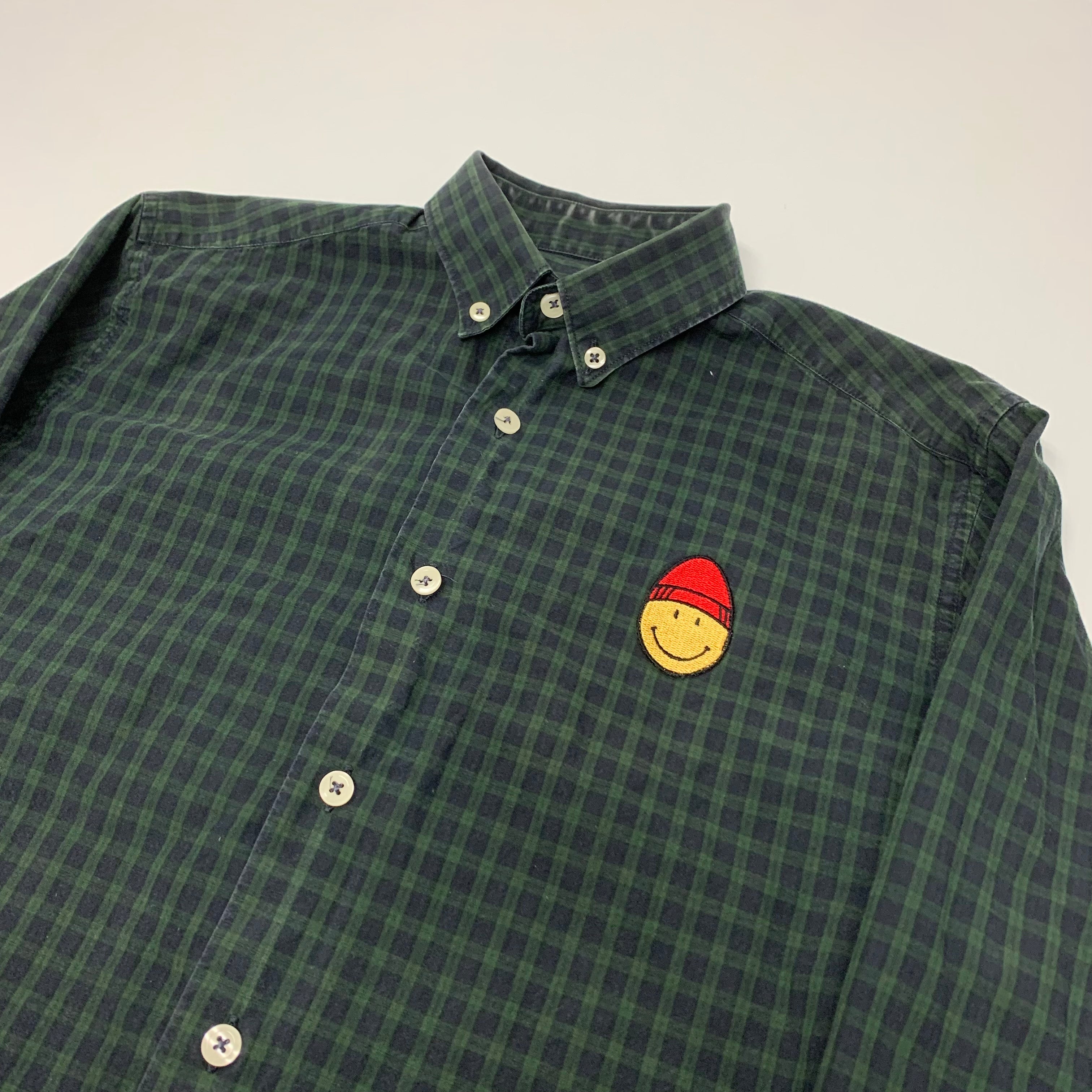 Ami Plaid Button Up M